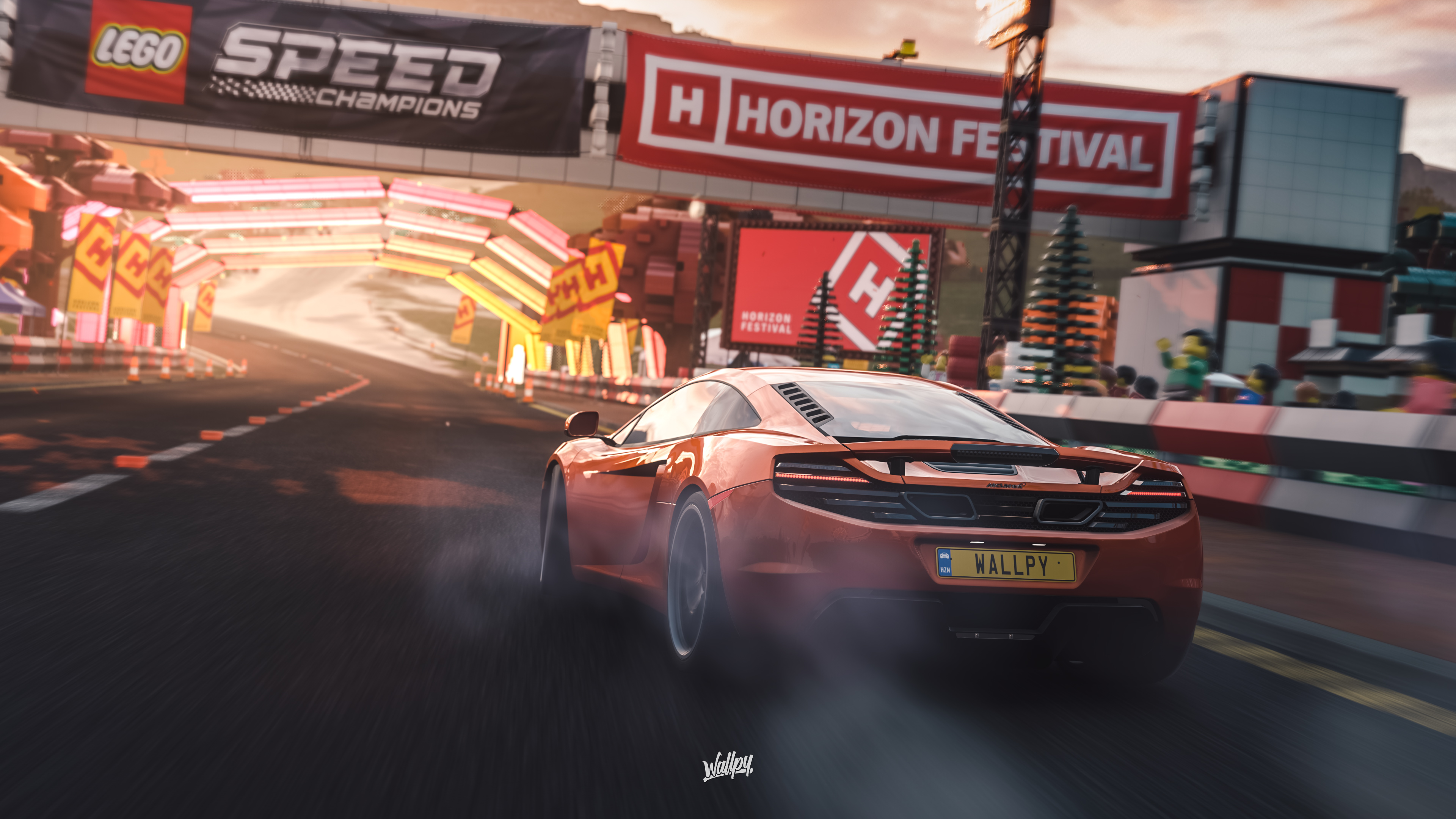 Обои Forza Horizon 4 игры Mclaren на рабочий стол