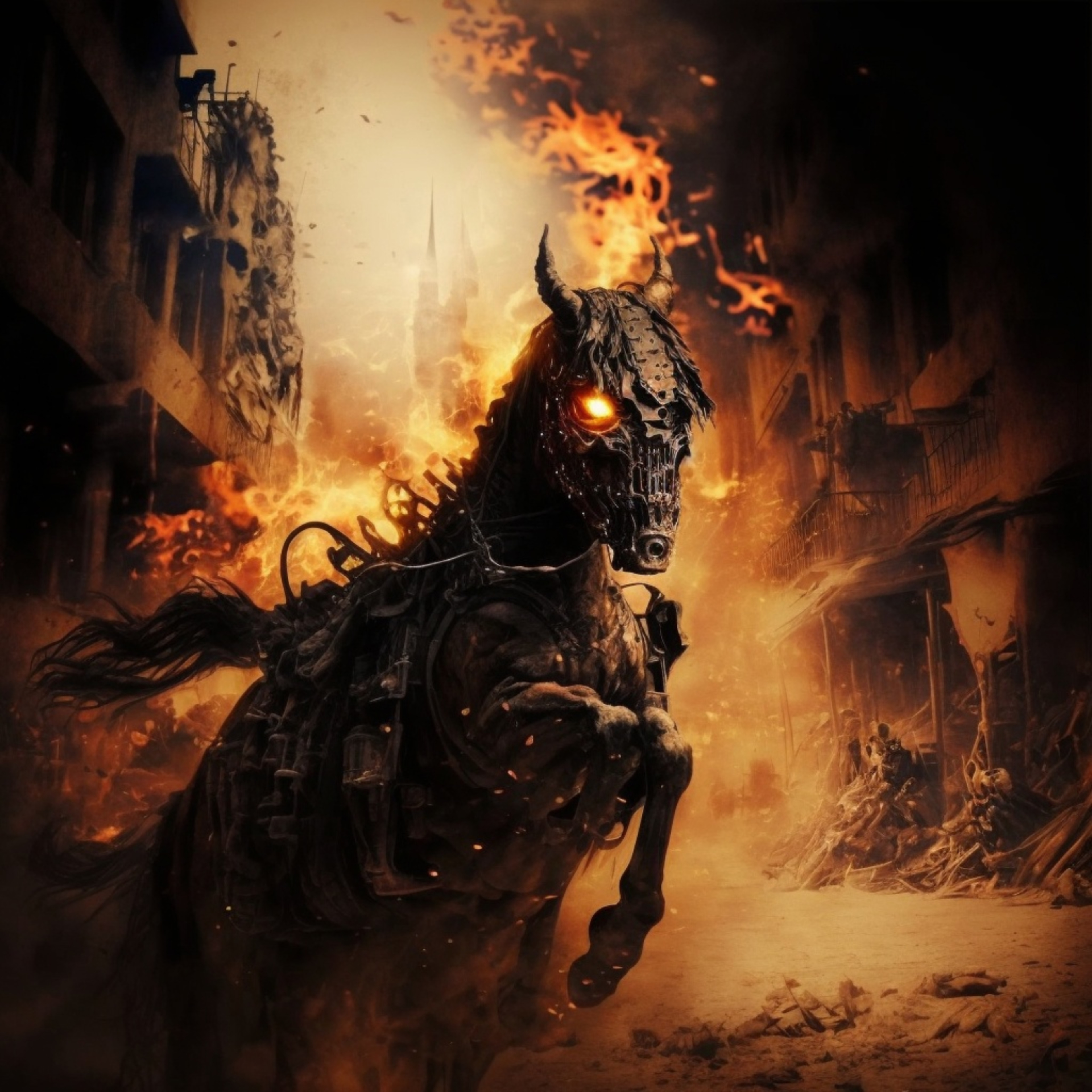 Бесплатное фото Адский конь