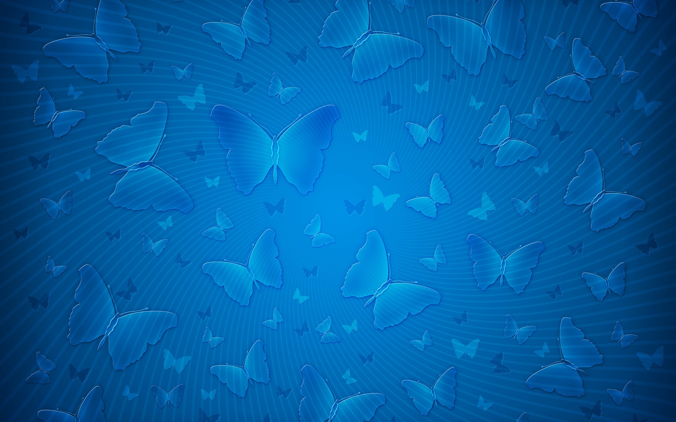 Wallpapers water fish blue on the desktop