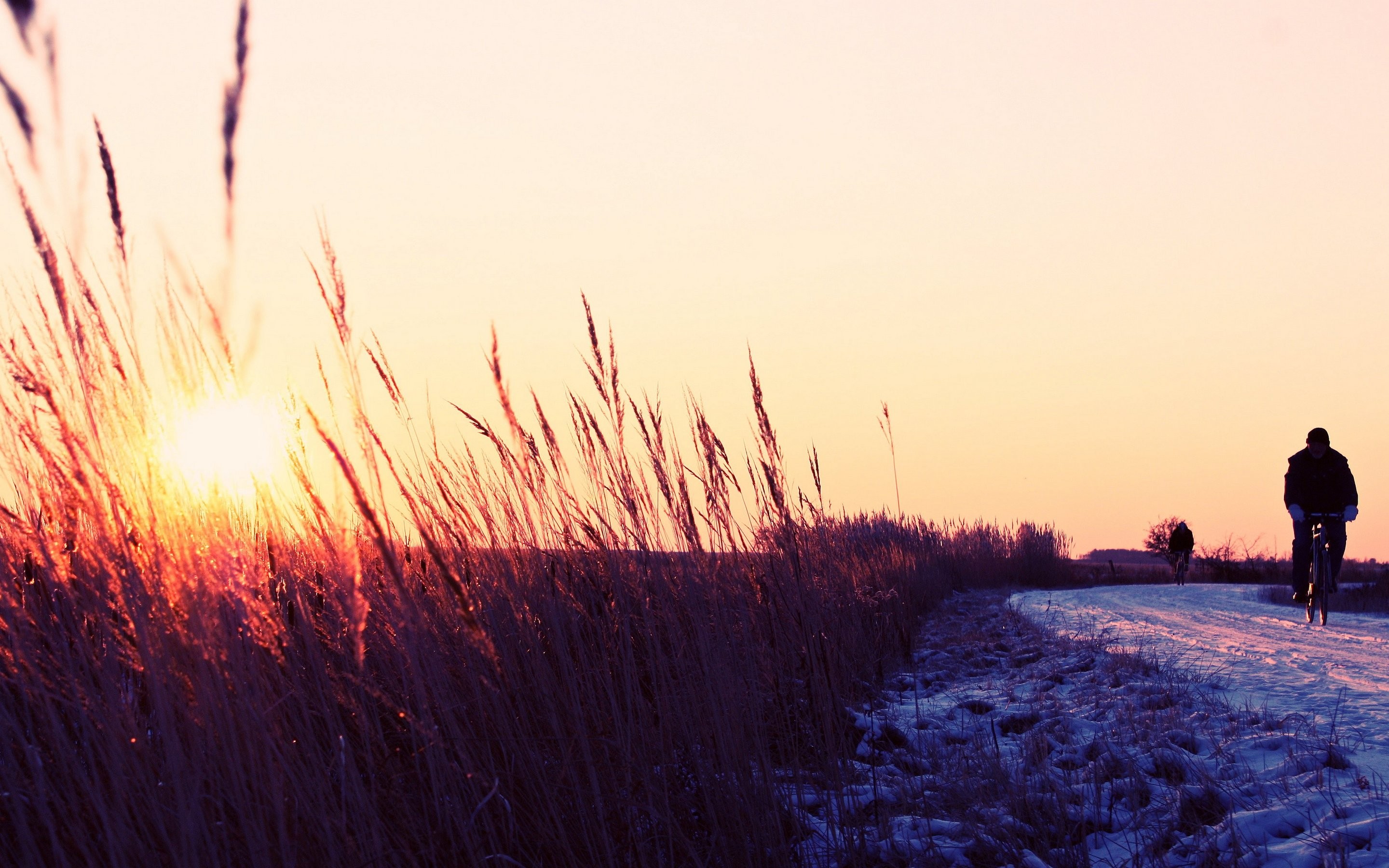 Wallpapers sunlight landscape sunset on the desktop
