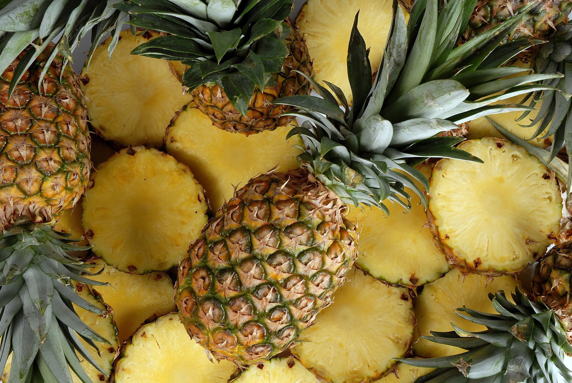 Fresh pineapples
