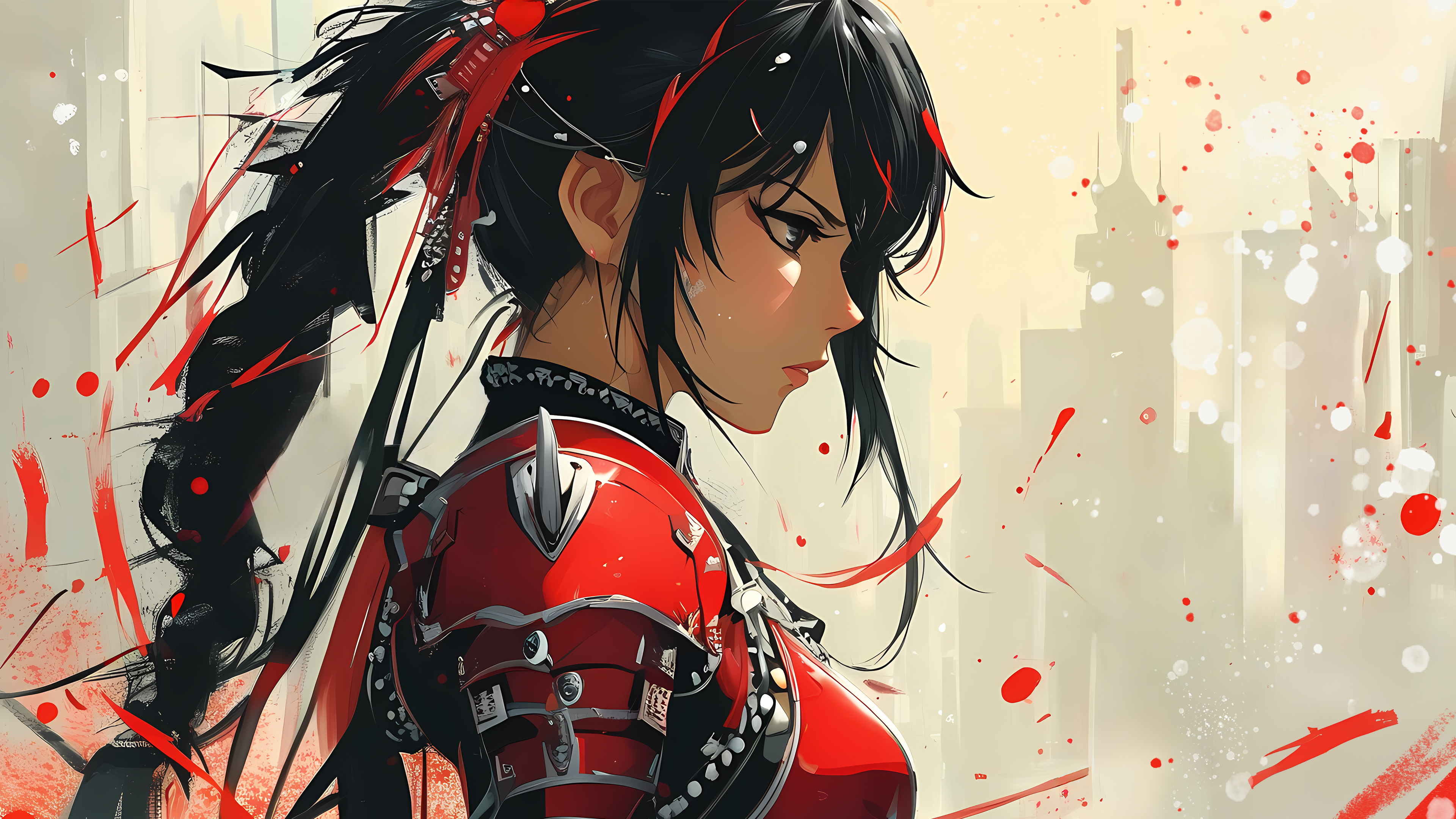 Free photo Charming warrior