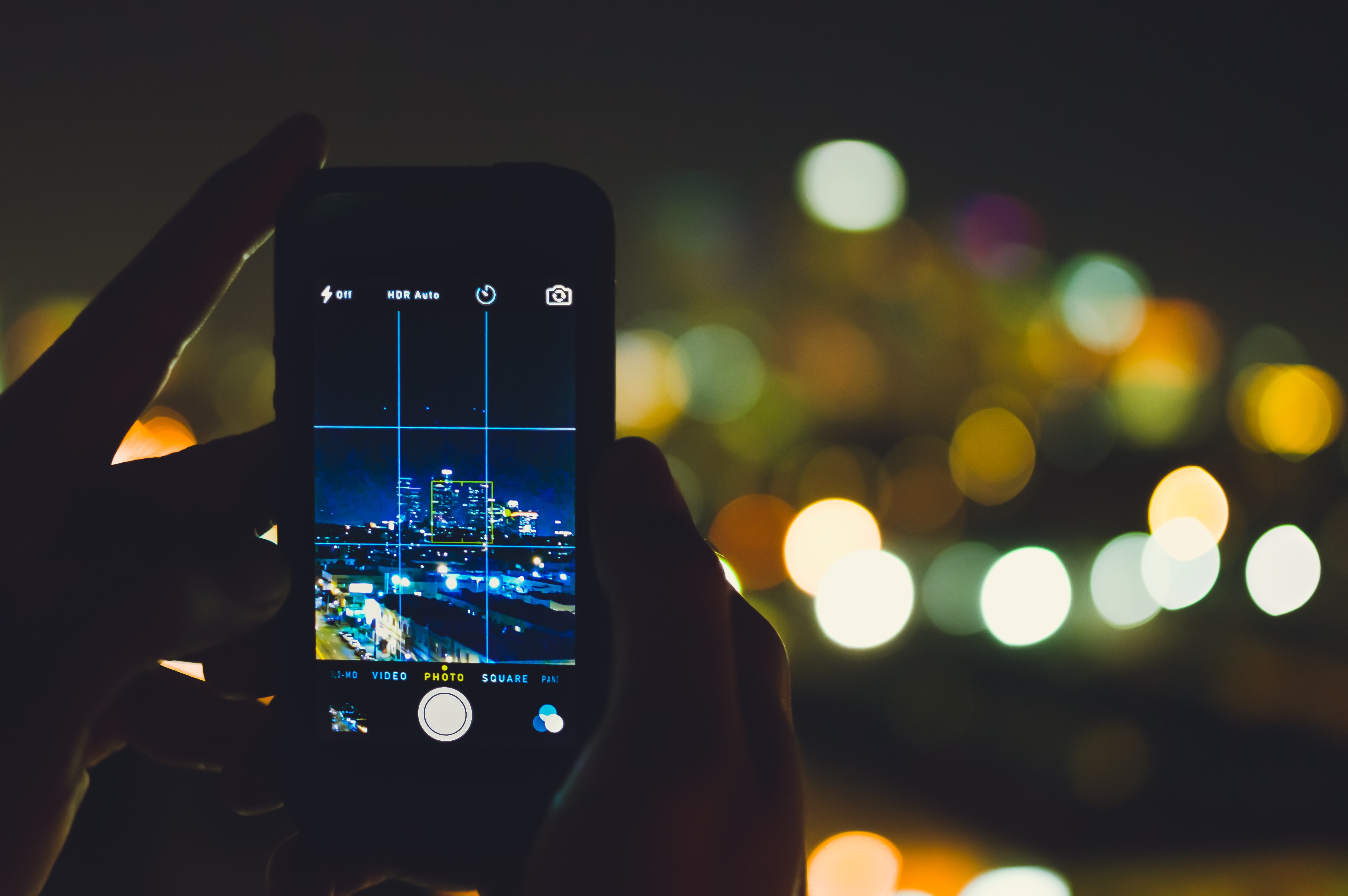 Wallpapers Iphone light night on the desktop