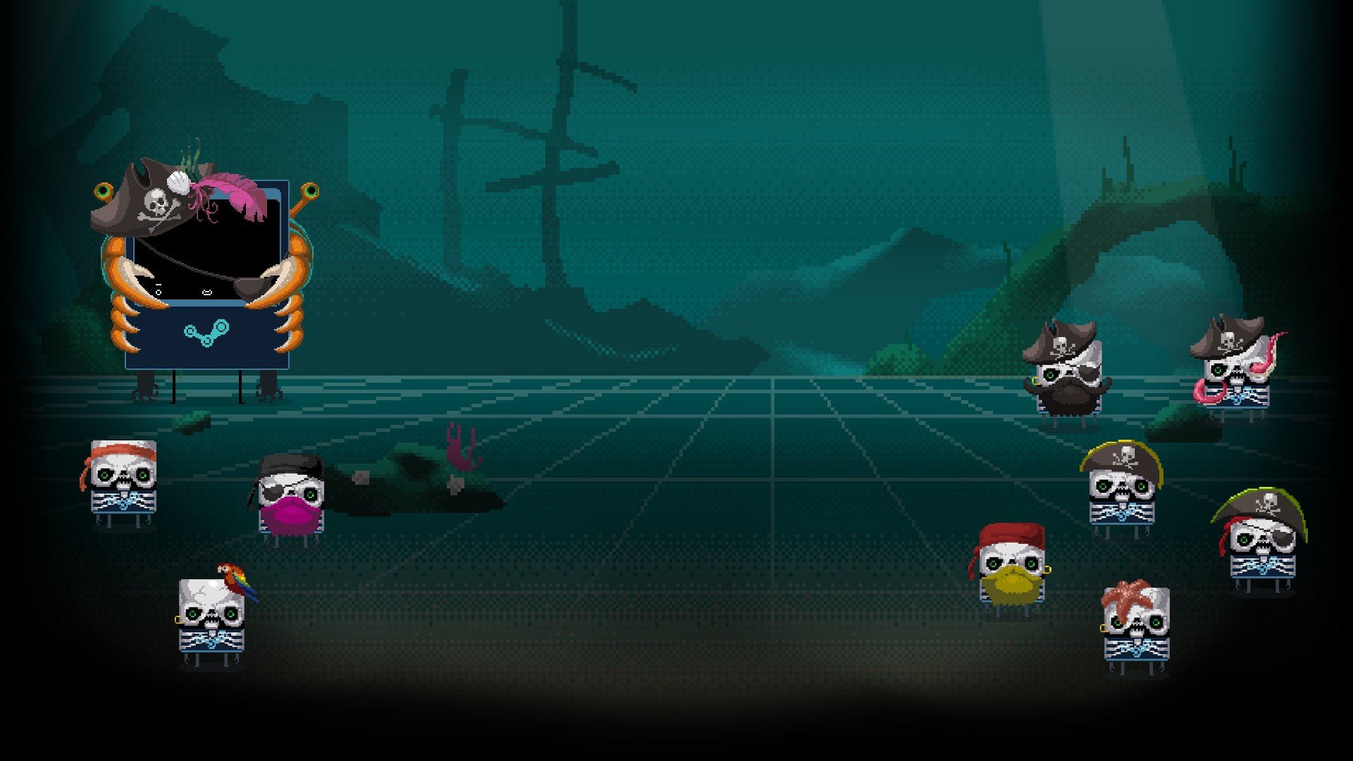 桌面上的壁纸徽标 蒸汽软件 夏季促销