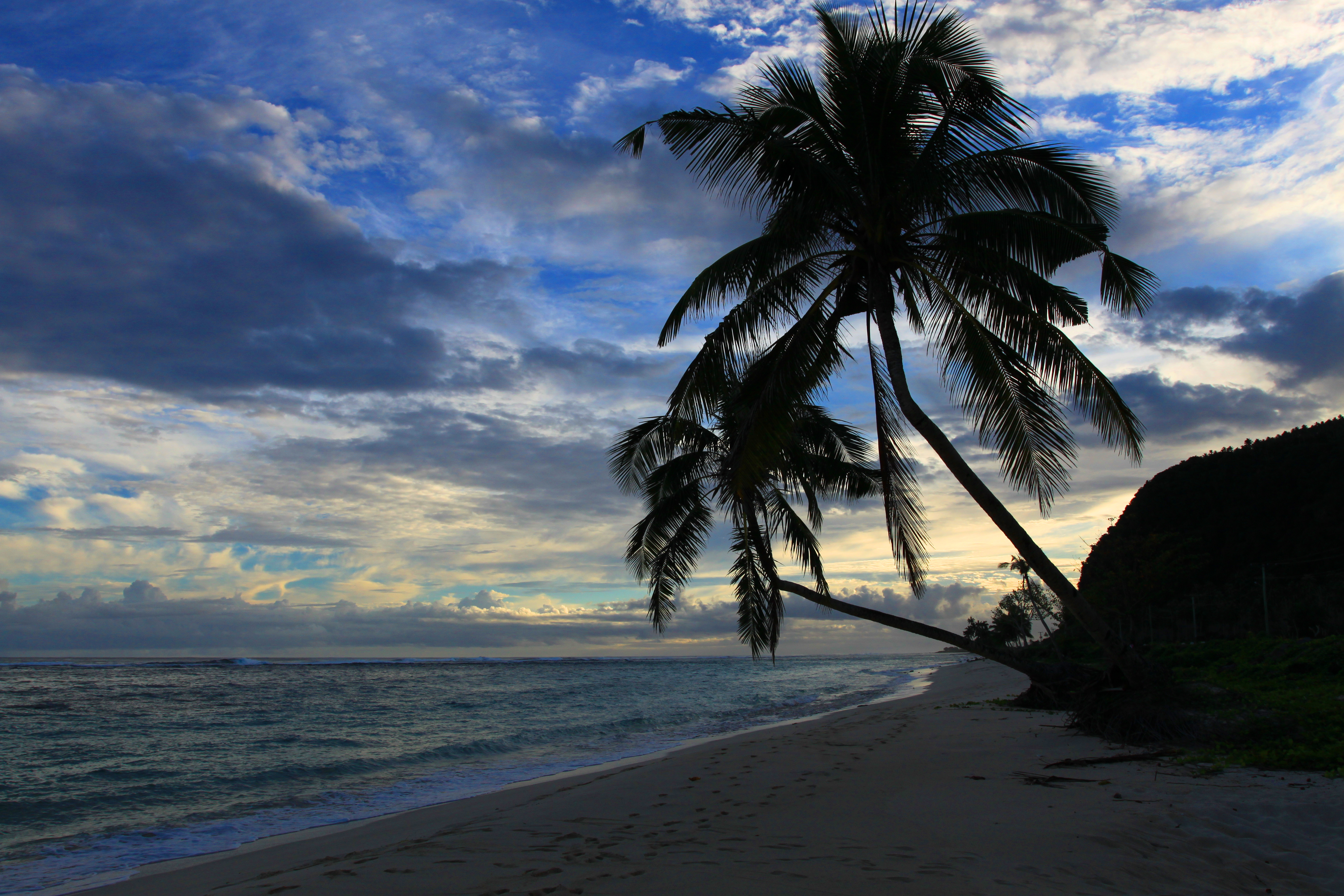 Обои Пляж Лаломану Остров Уполу Samoa на рабочий стол