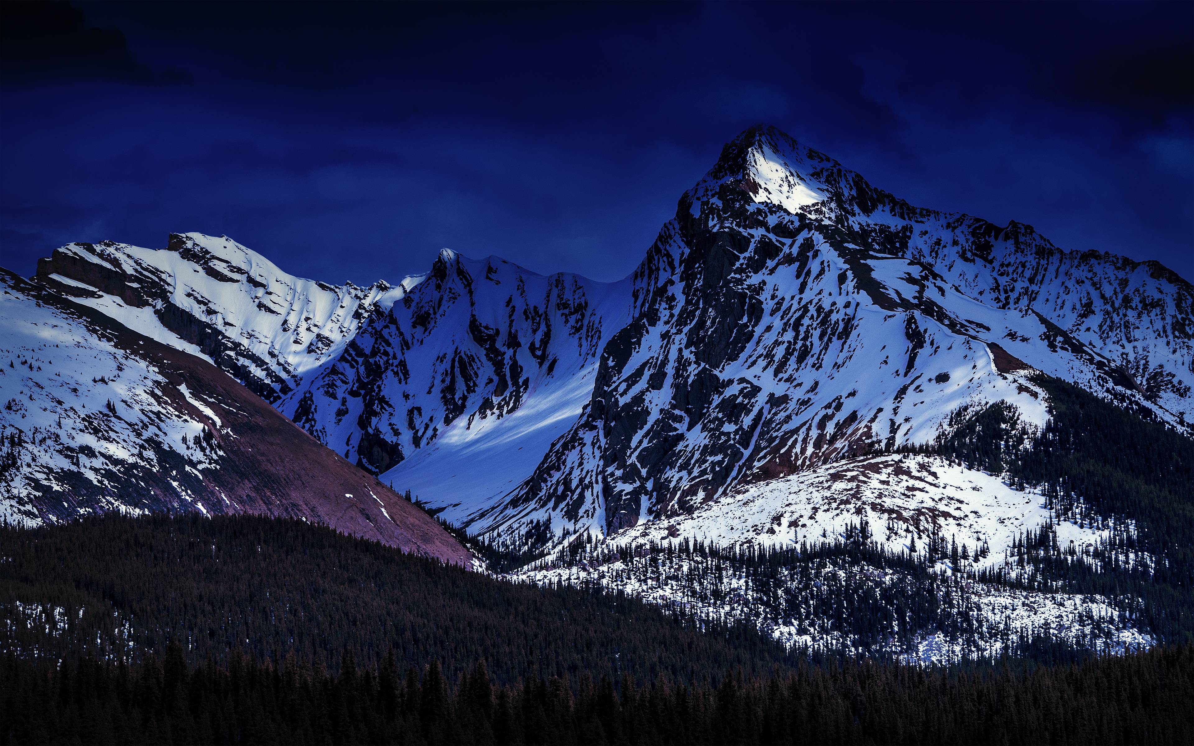 免费照片景观与雪山山峰