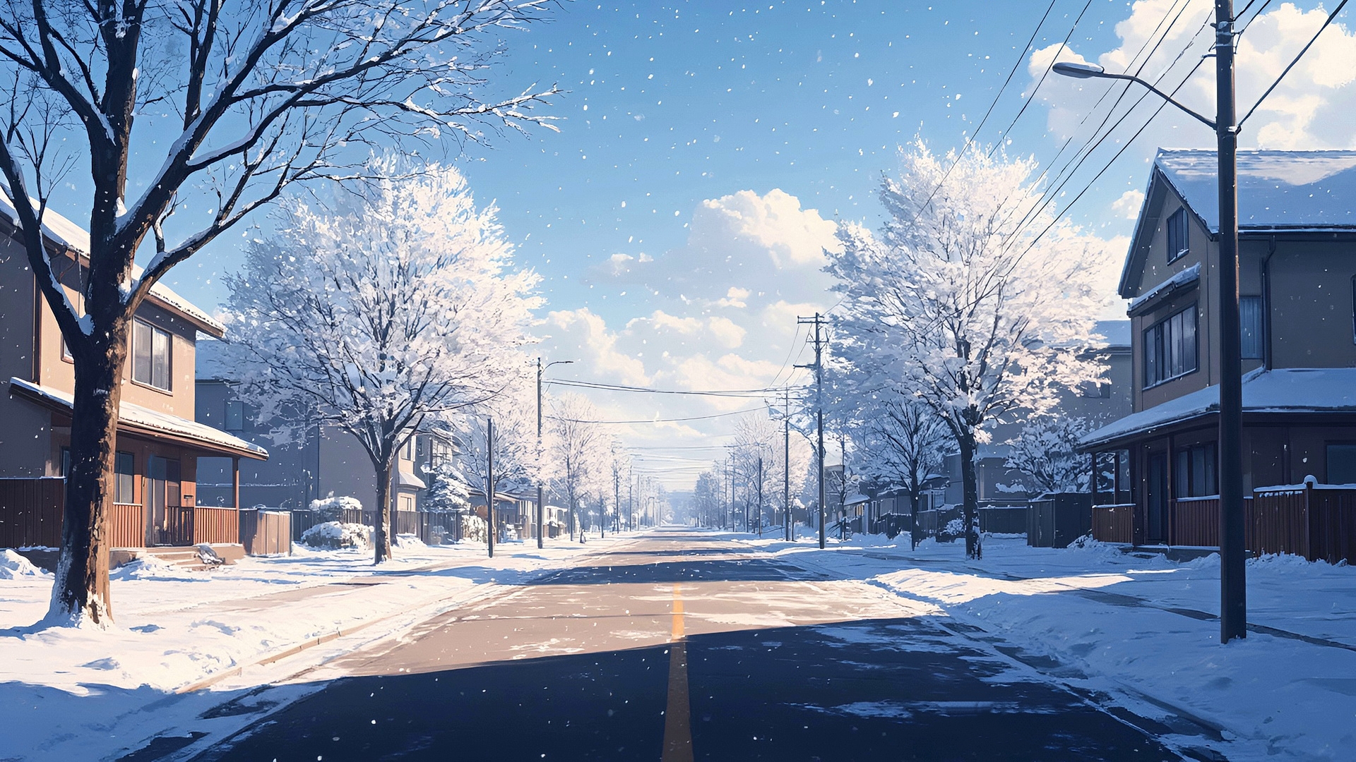 Бесплатное фото Красивый зимний пейзаж эпизод шестой