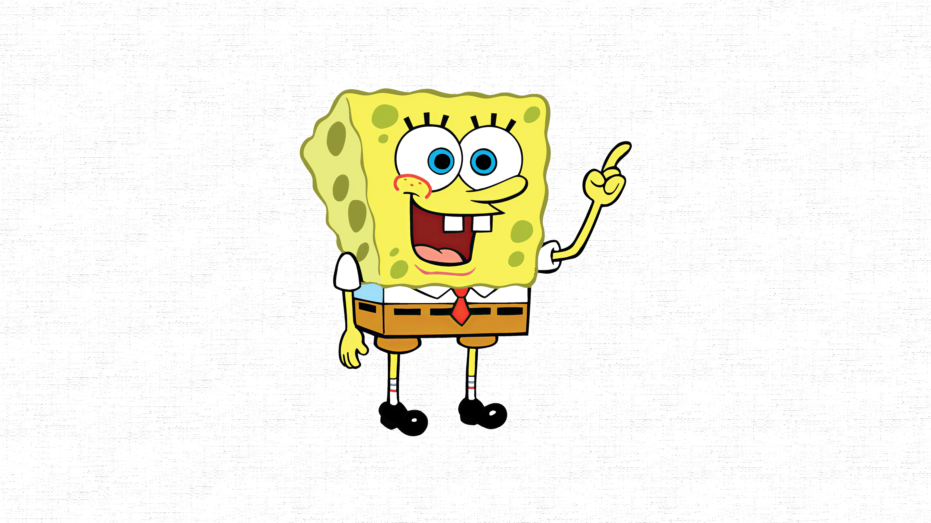 Free photo SpongeBob on a white background