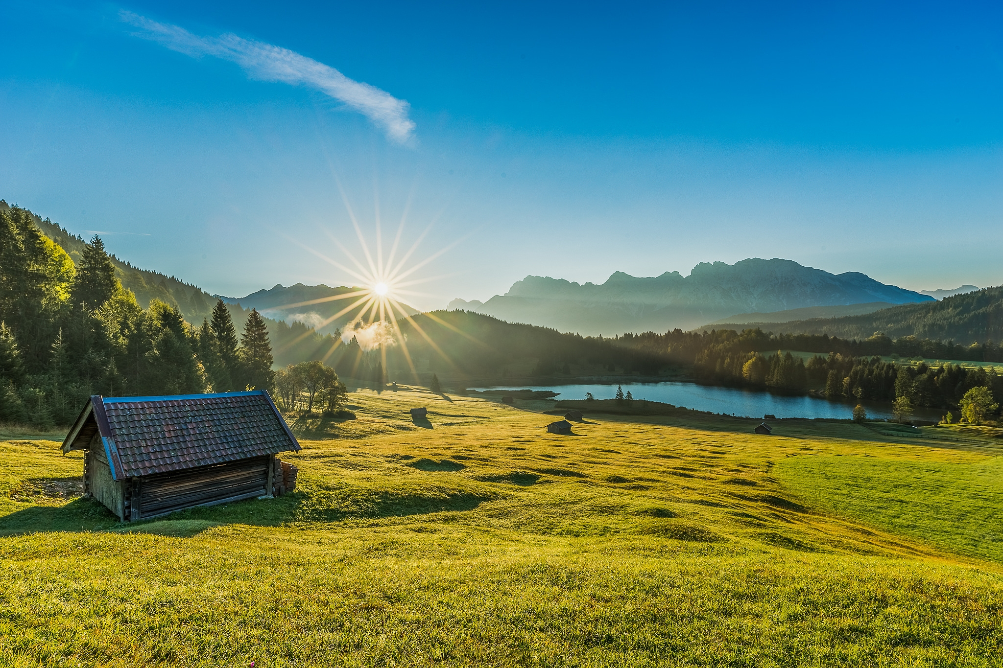 Обои Гармиш Wallgau Bayern на рабочий стол