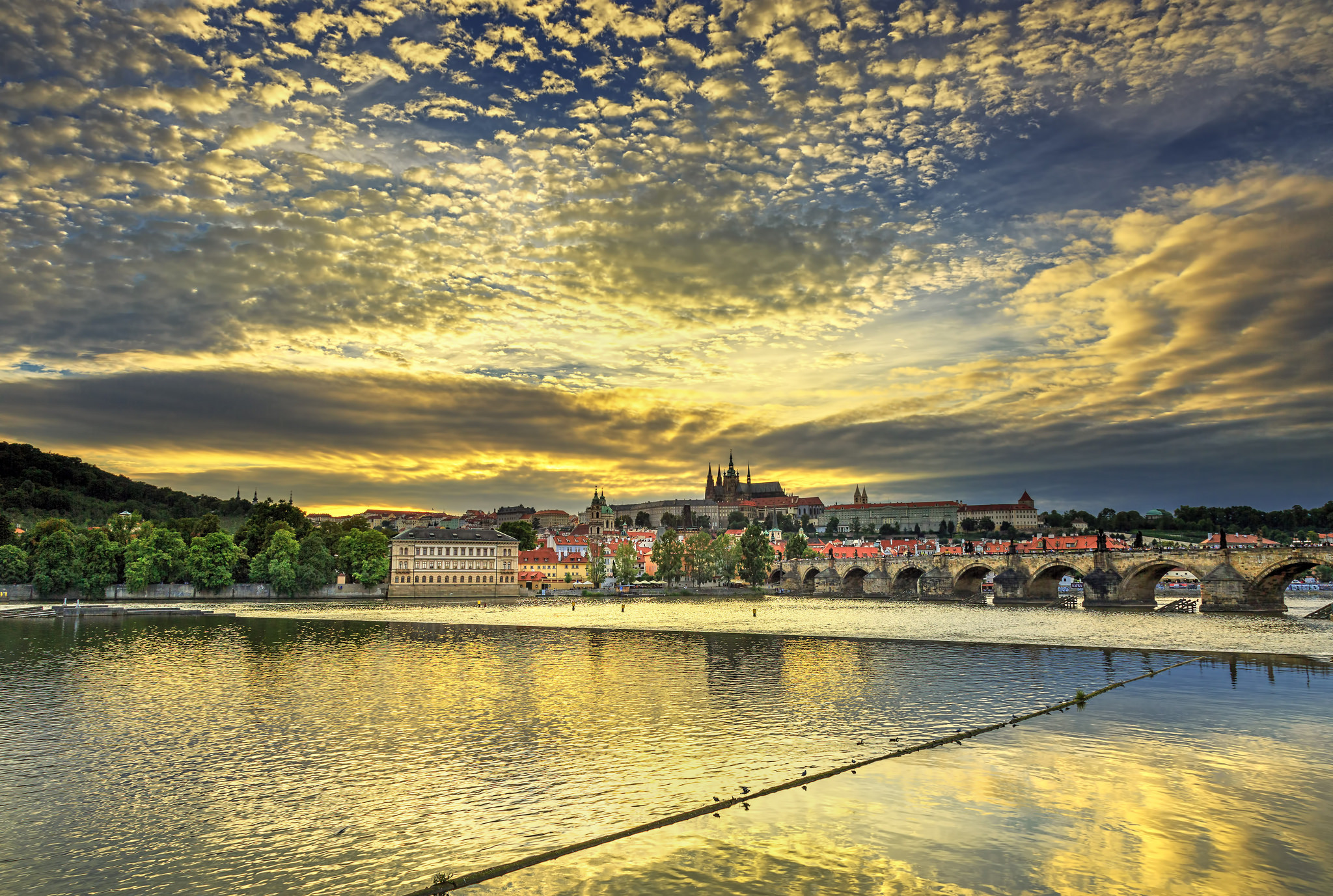 Wallpapers Prague Czech Republic bridge on the desktop