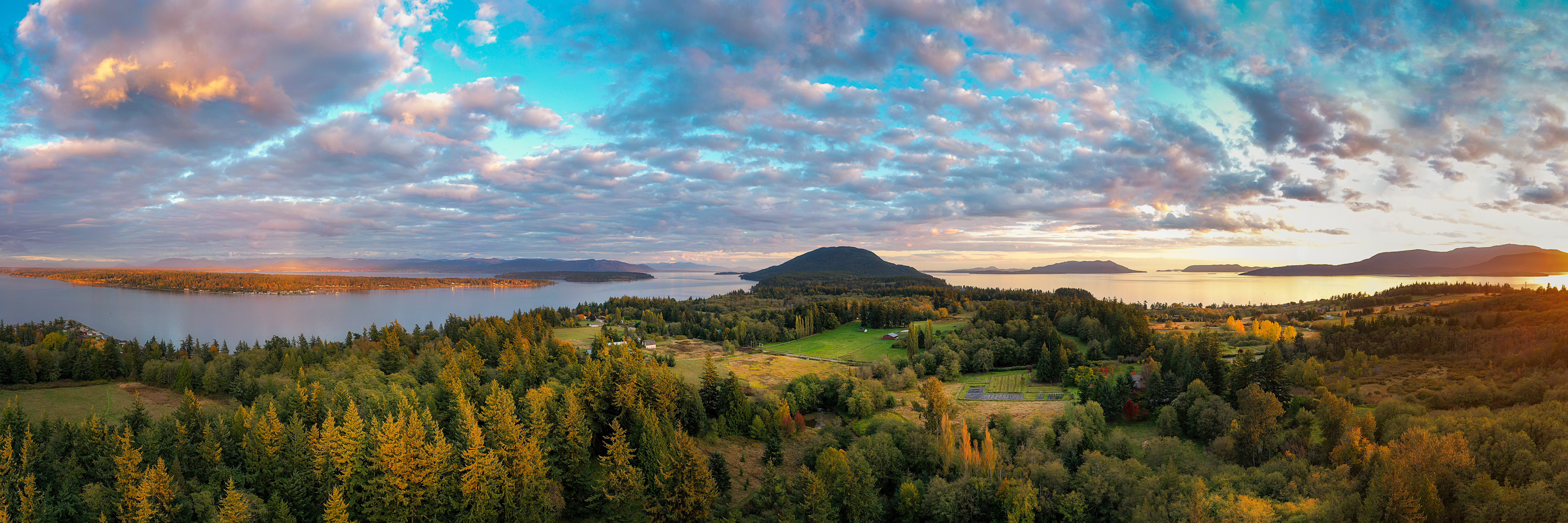 Wallpapers Lummi Island Washington sea on the desktop