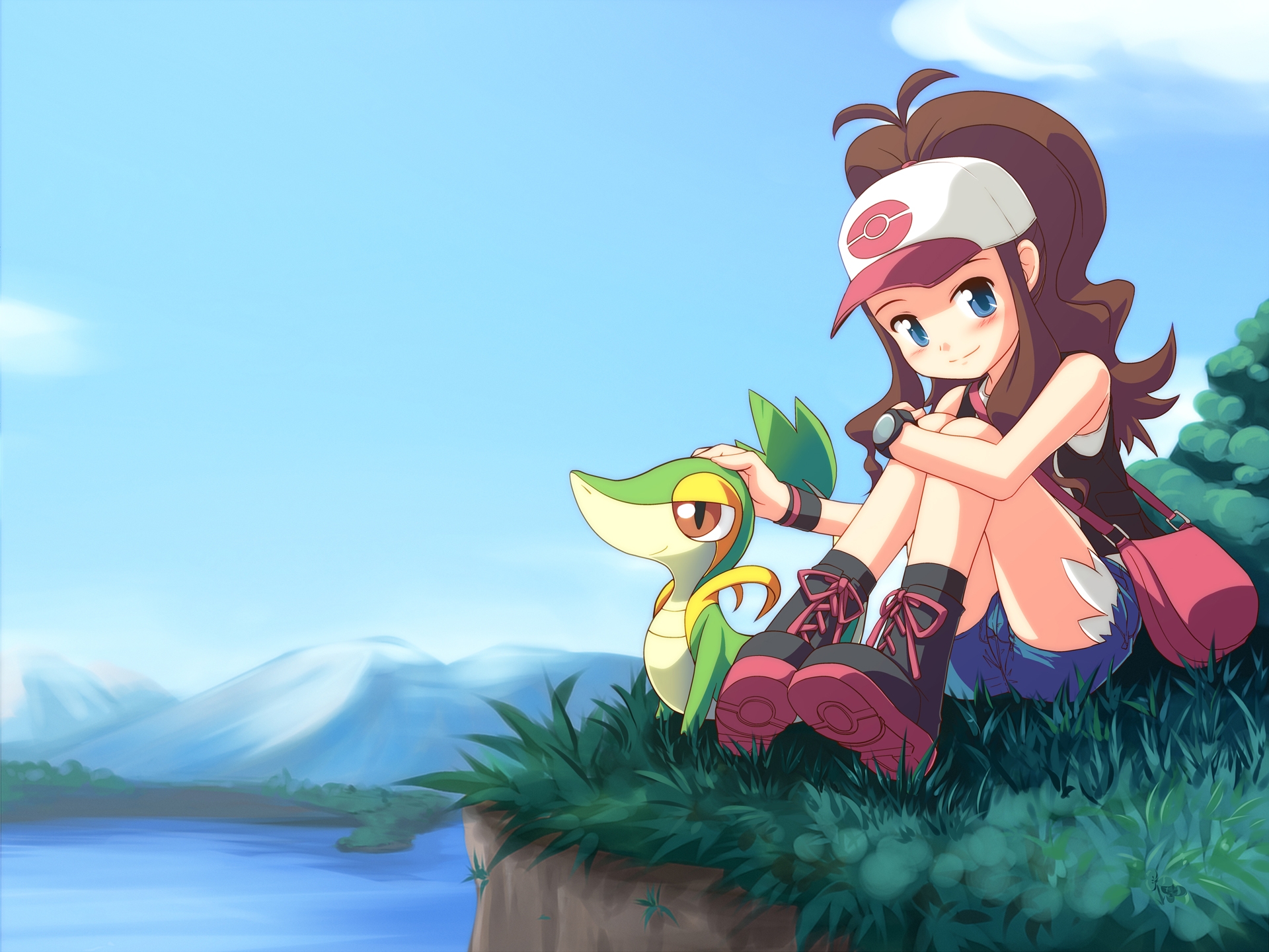 Wallpapers illustration anime hat on the desktop