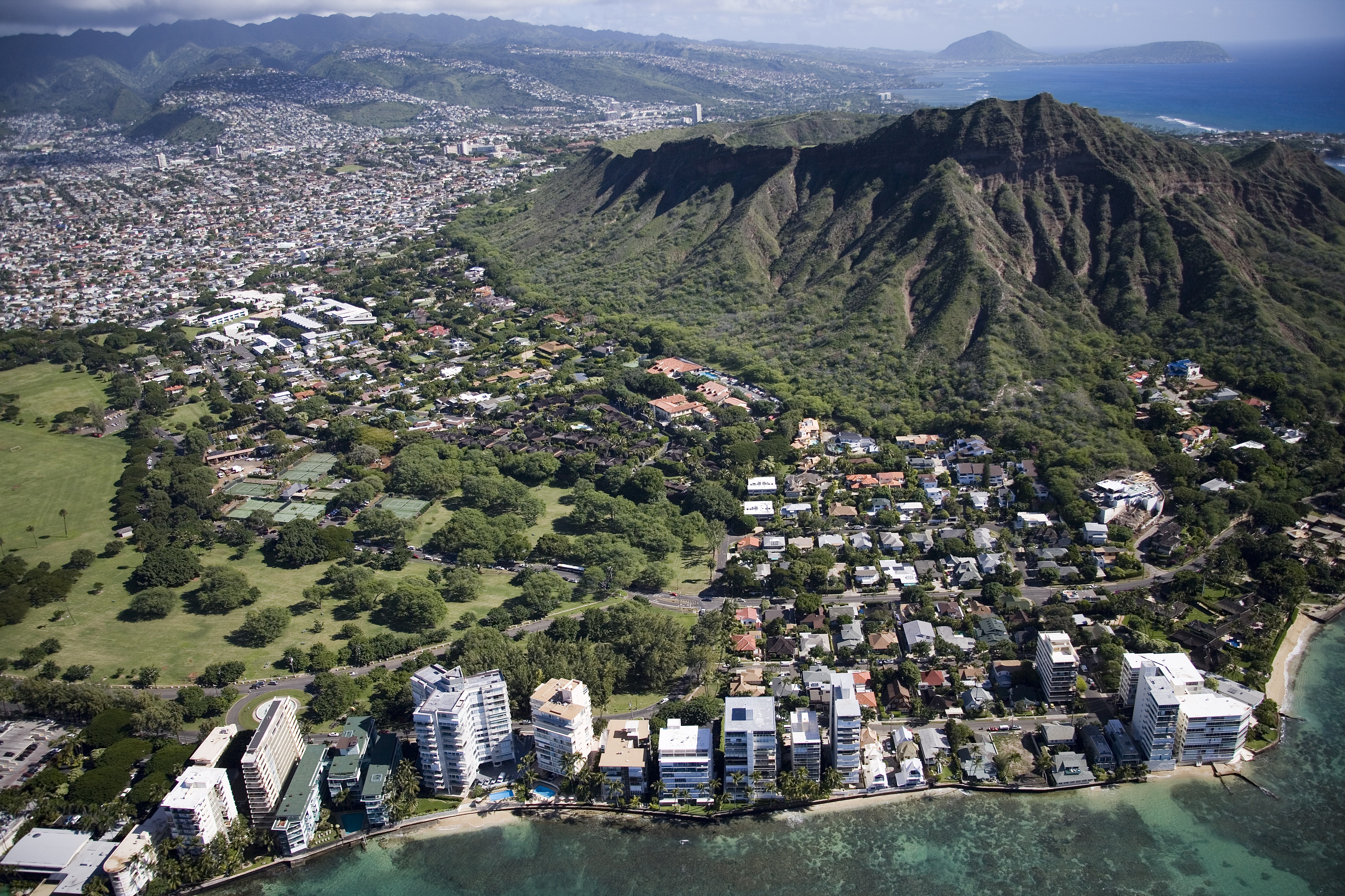 Wallpapers mountain range Hawaii USA on the desktop