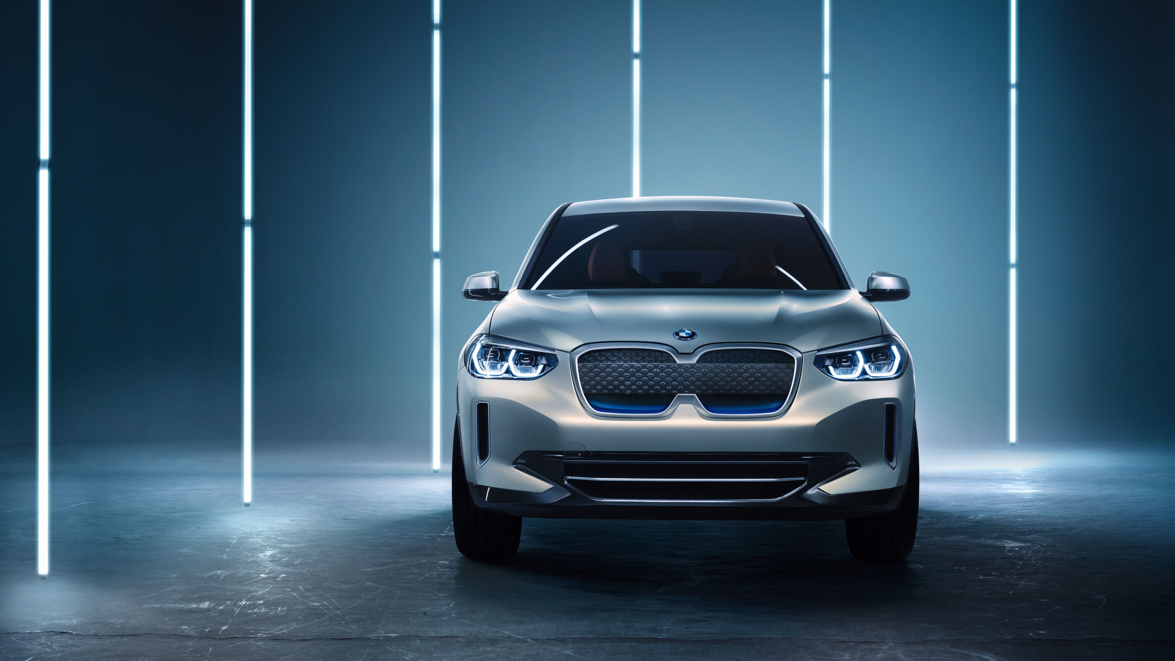 Обои передний план серебро обои bmw concept ix3 на рабочий стол