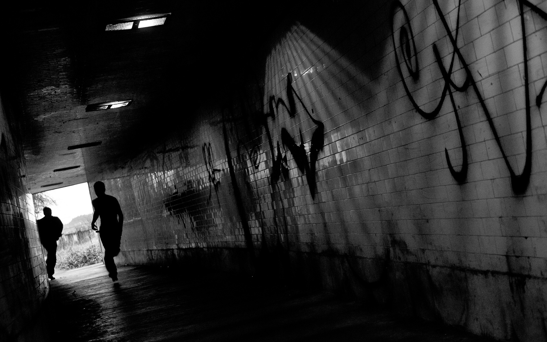 Wallpapers people white black on the desktop