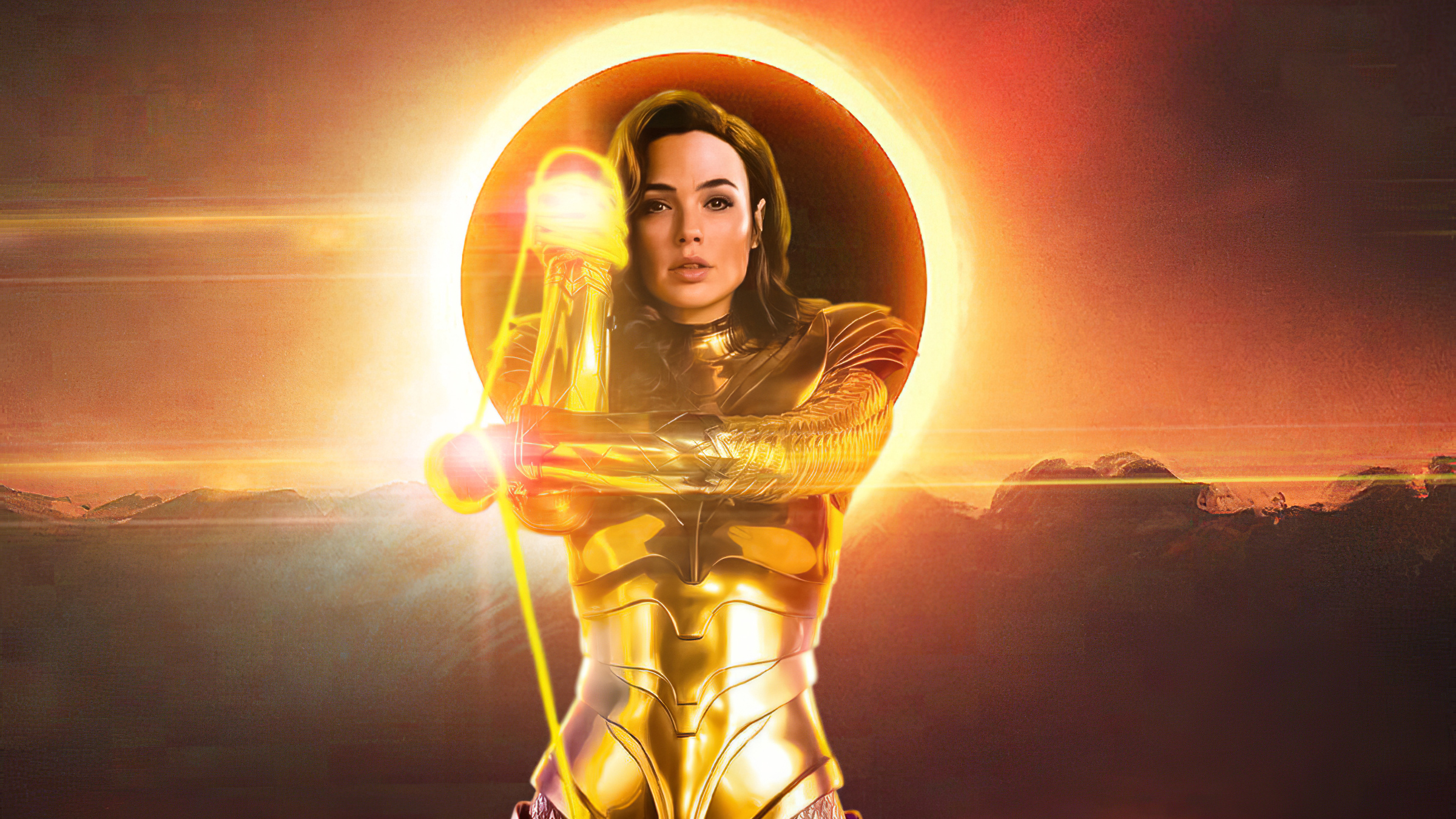 女演员Gal Gadot作为戴安娜王子