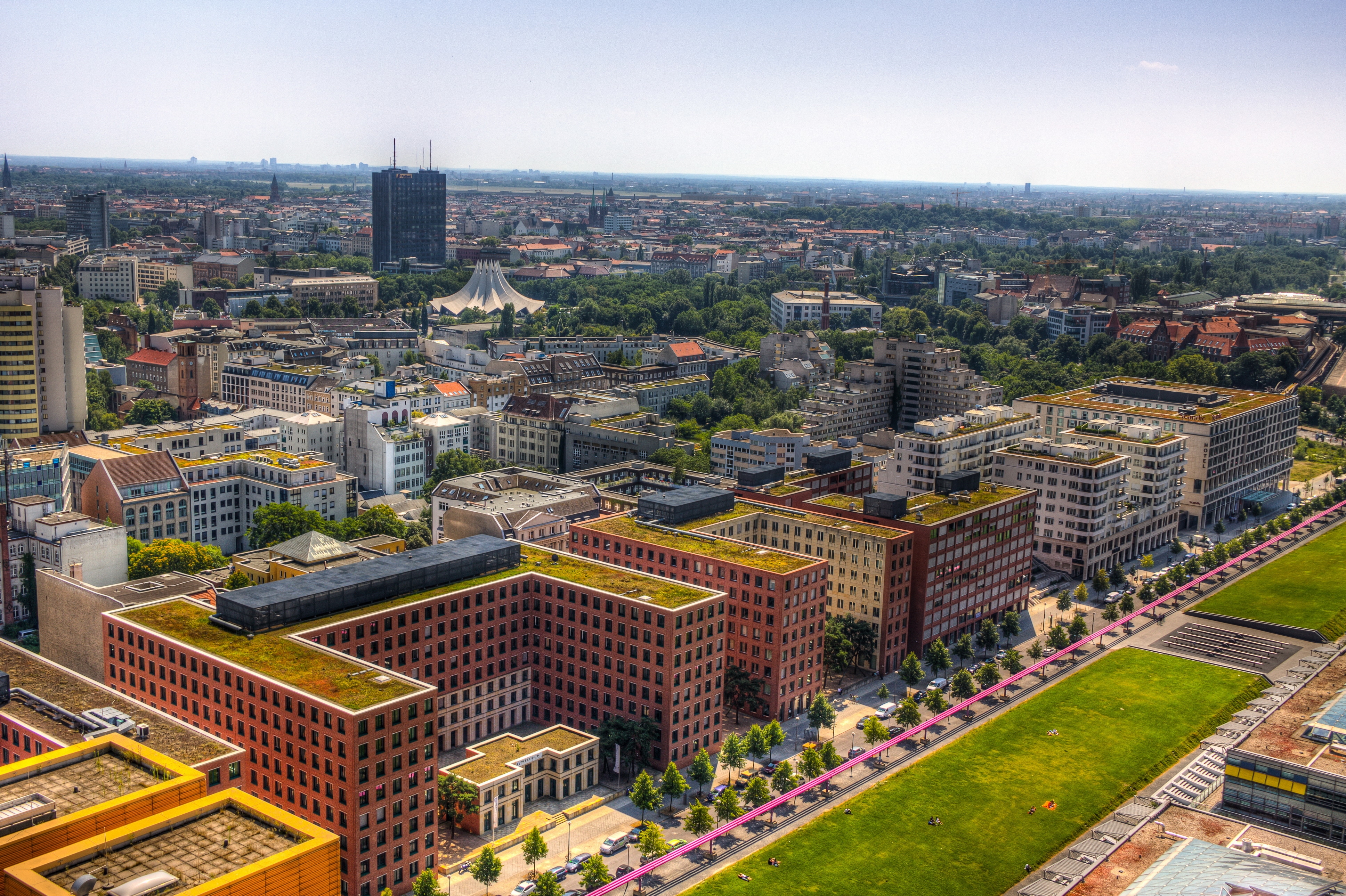 Обои Германия городской пейзаж здания на рабочий стол