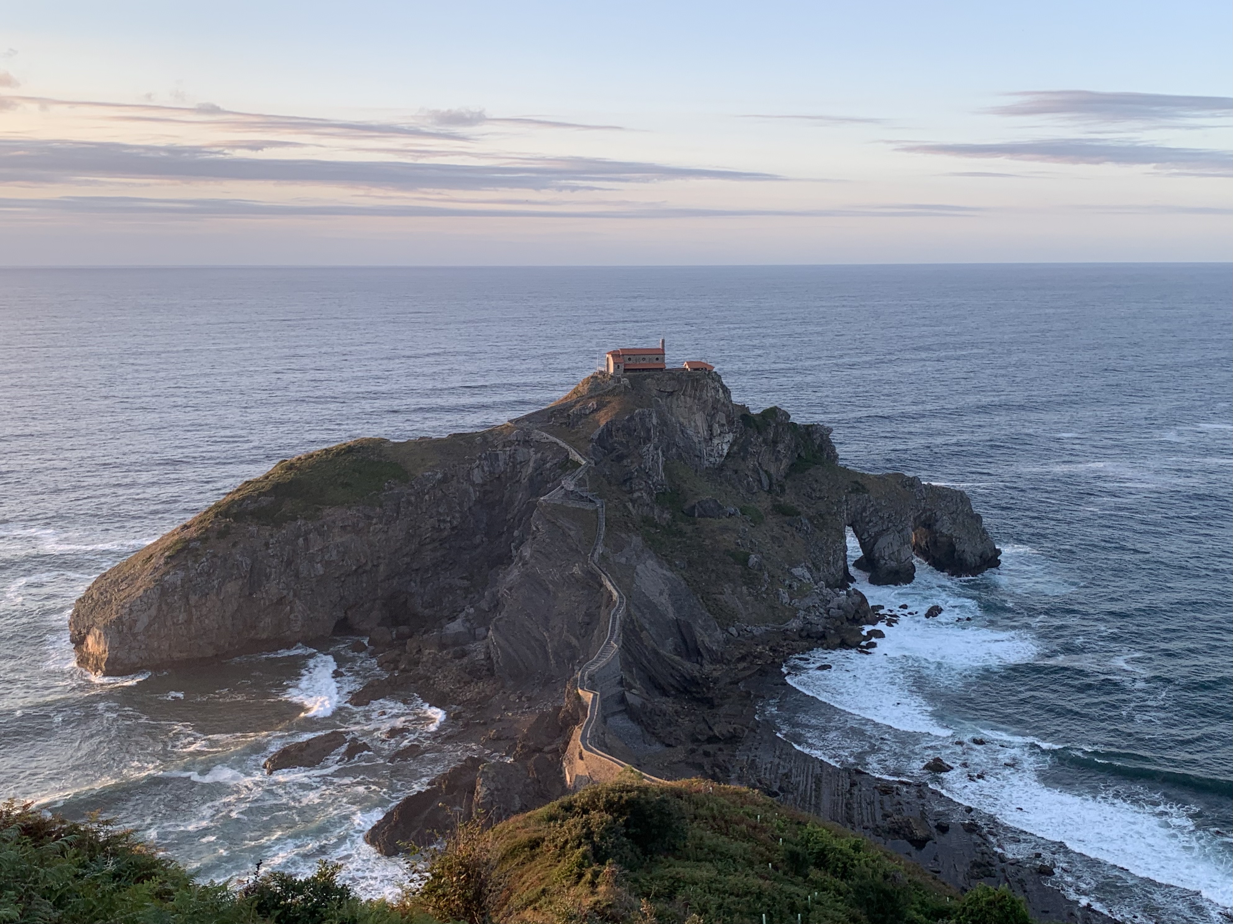 Free photo A house built on top of a forgotten island