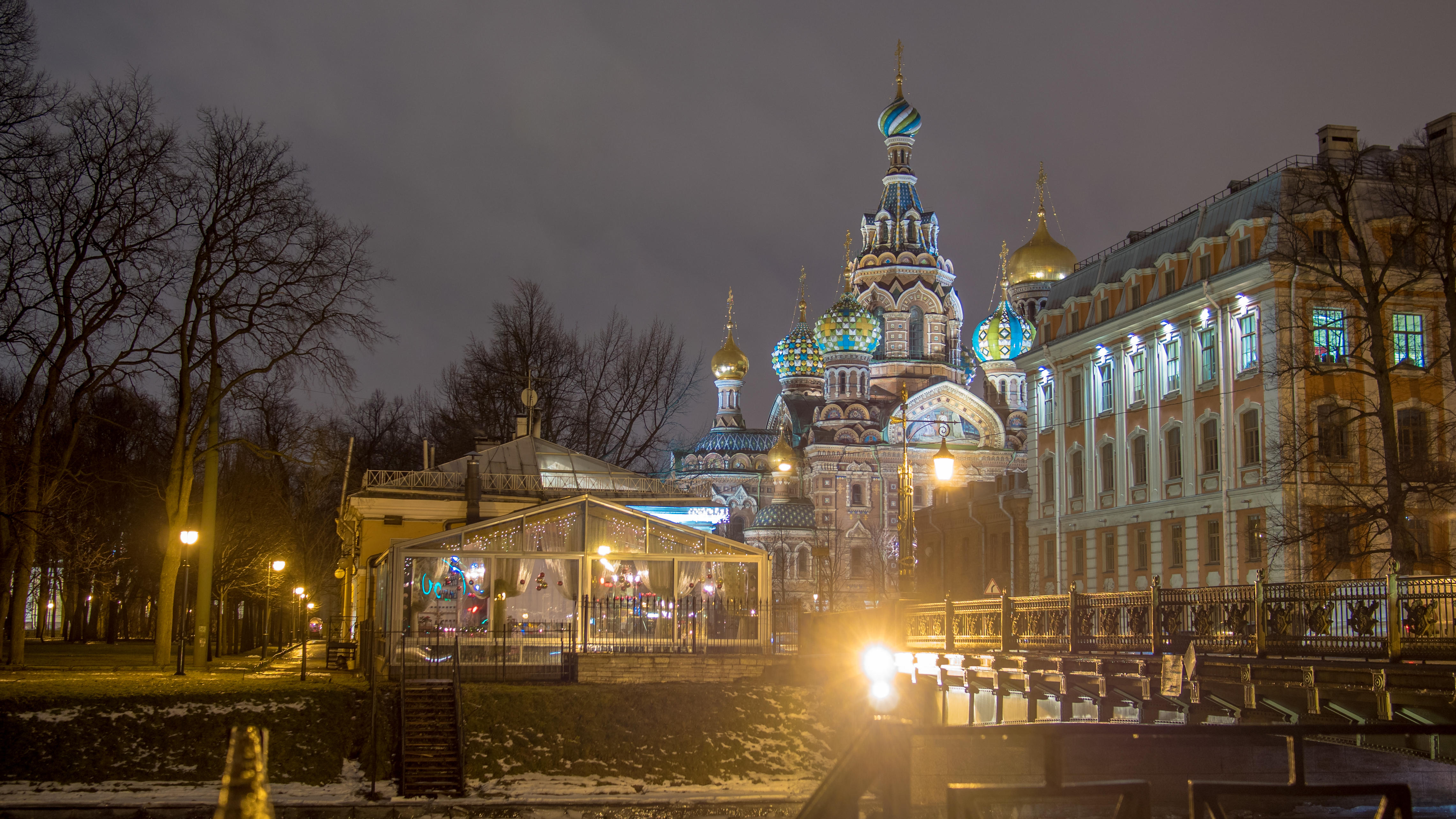 Wallpapers The Church of The Savior on Spilled Blood St Petersburgh city on the desktop