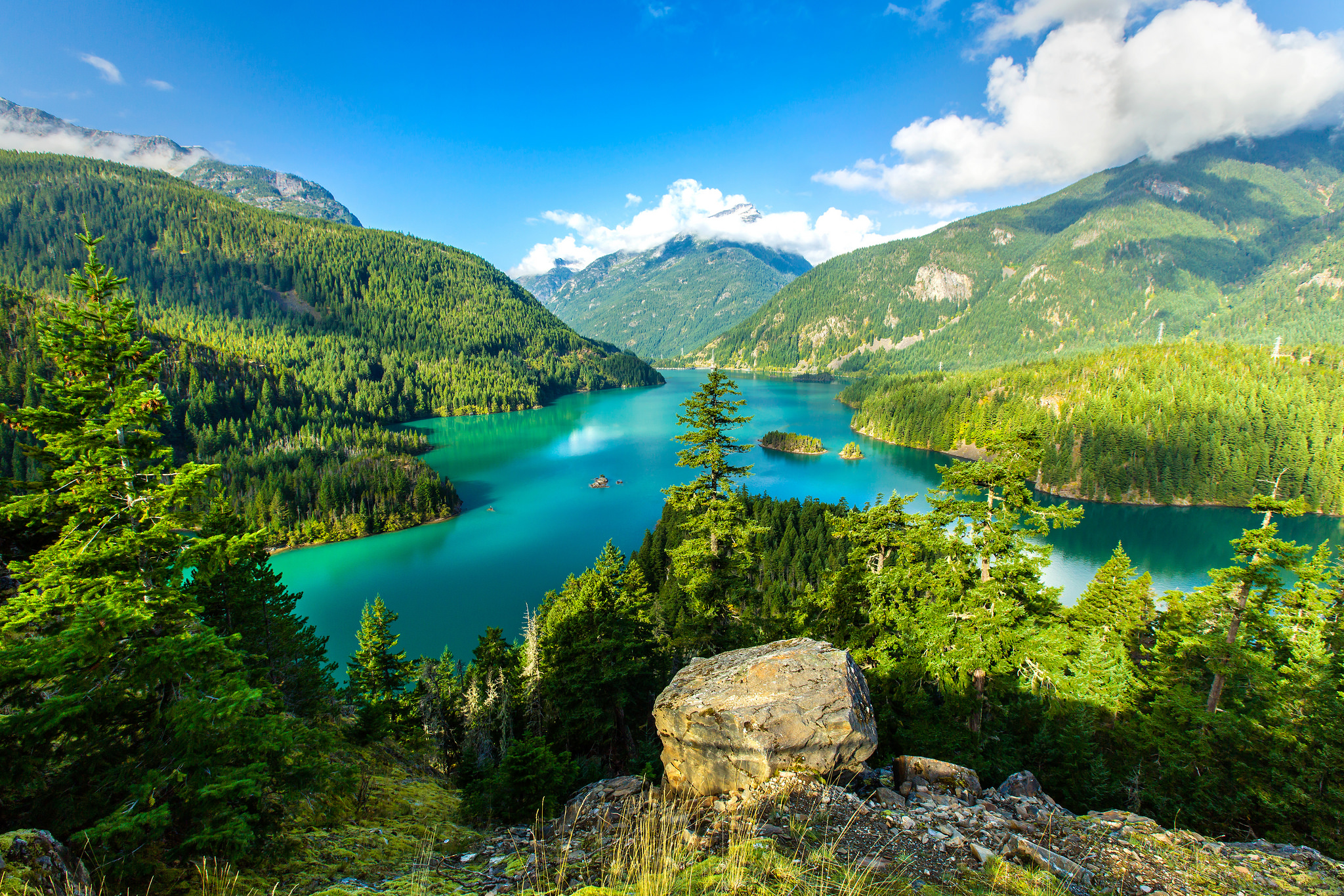 Wallpapers Lake Diablo Diablo Lake Washington on the desktop