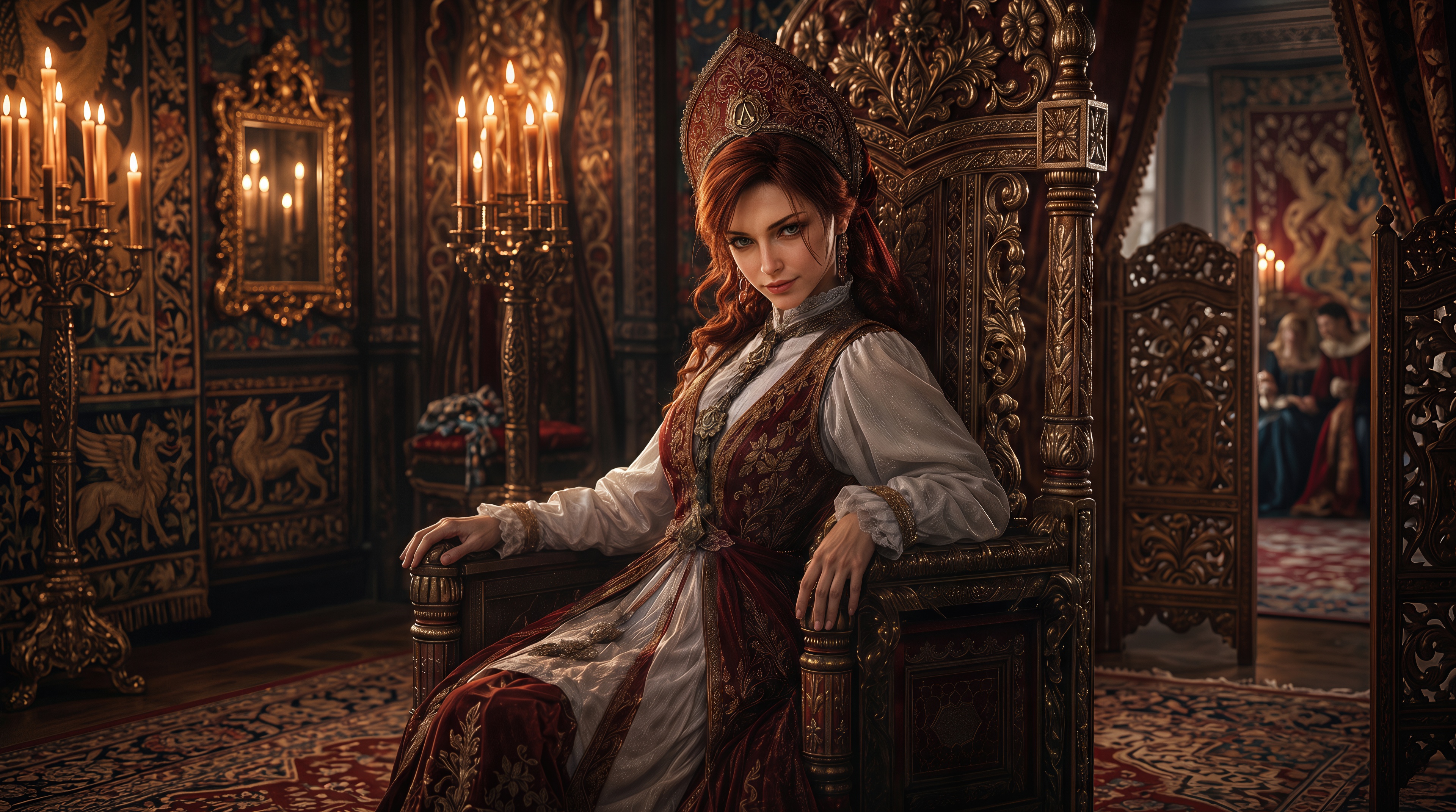 Wallpapers The princess queen throne on the desktop