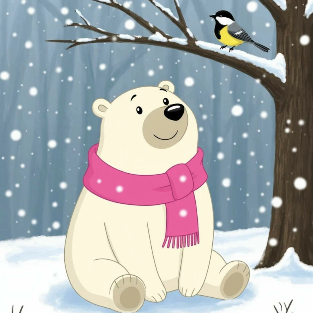 Бесплатное фото Зимний друг