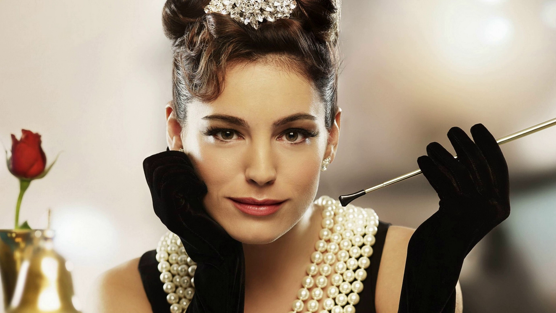 Free photo Portrait of Kelly Brook