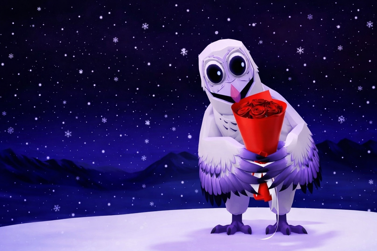 Бесплатная открытка Роблокс и розы