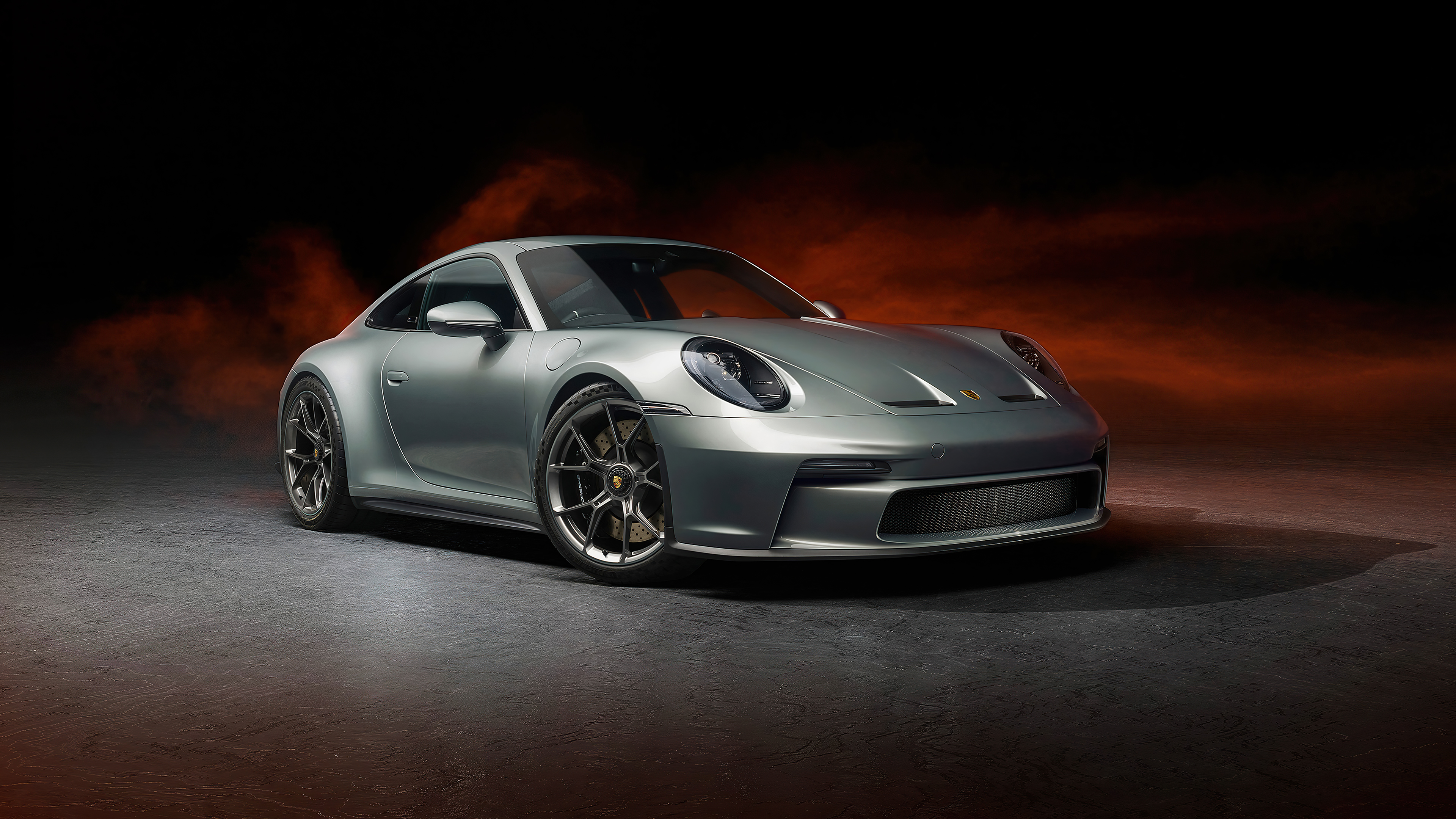 Free photo Gray Porsche 911