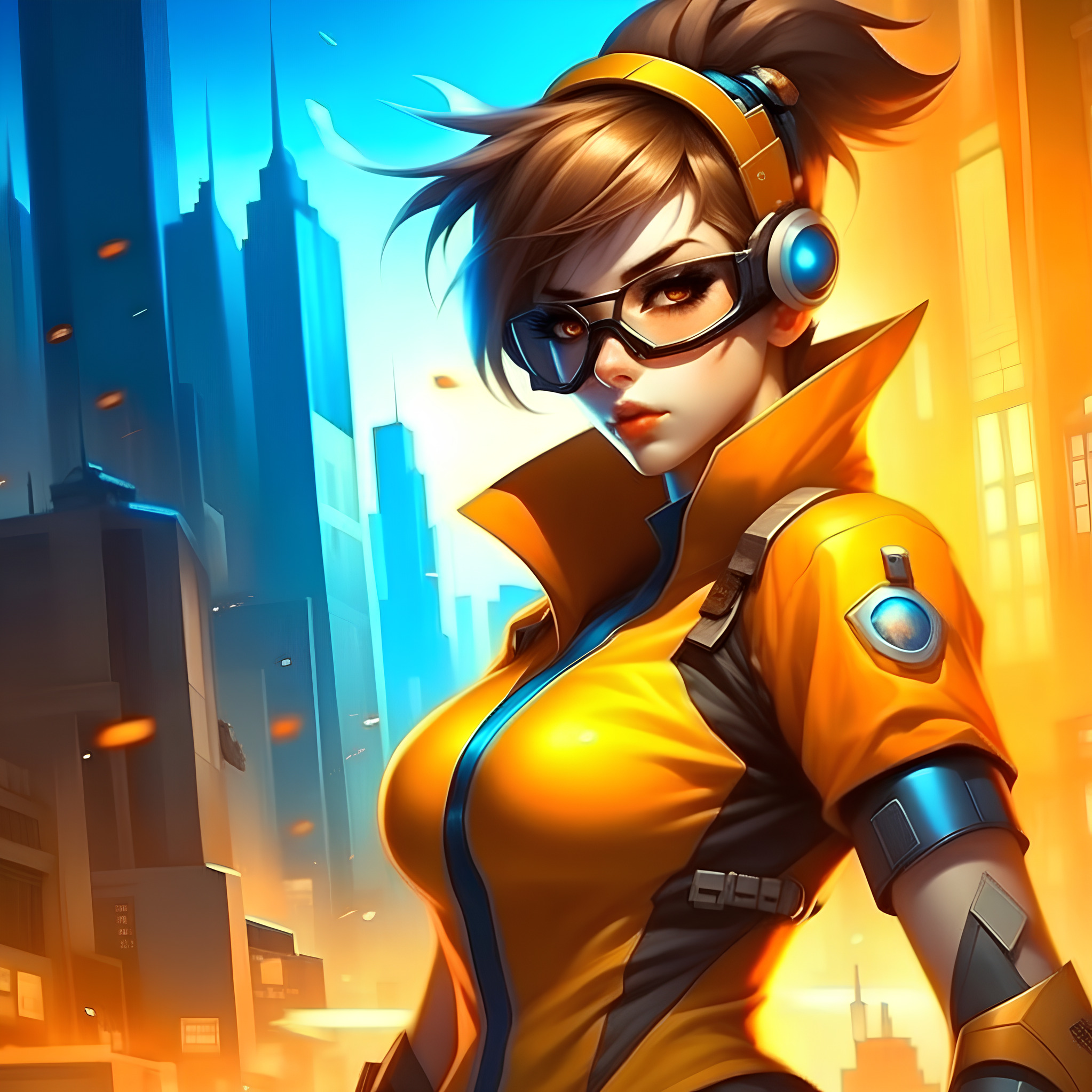 Бесплатное фото Tracer anime