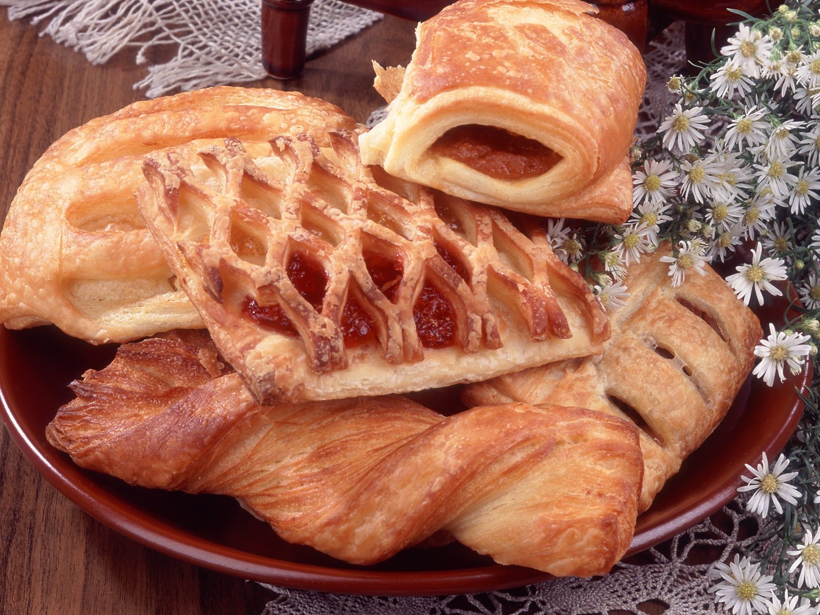 Бесплатное фото Датская выпечка