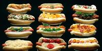 Variety of hot dogs