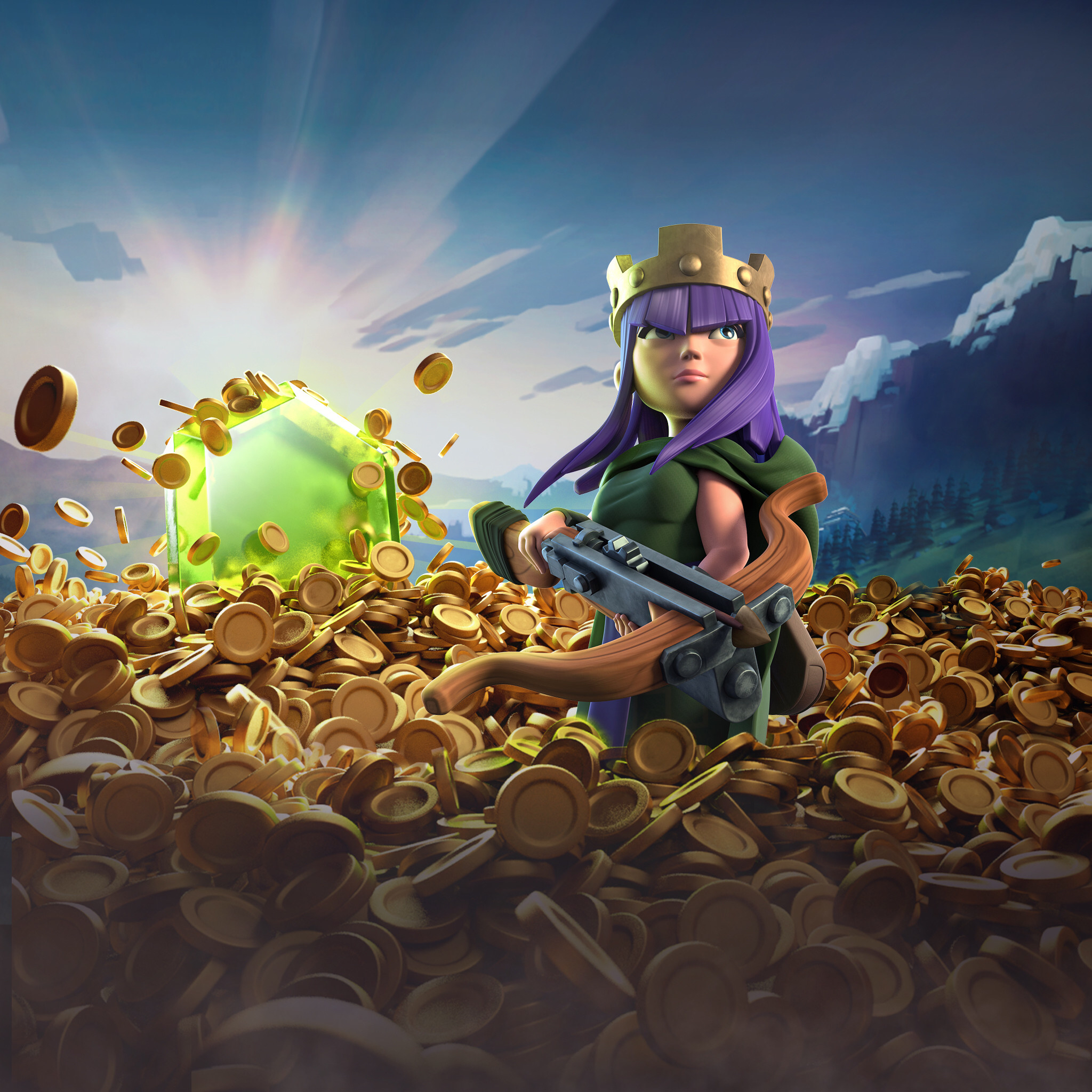 Wallpapers Clash Of Clans supercell games on the desktop