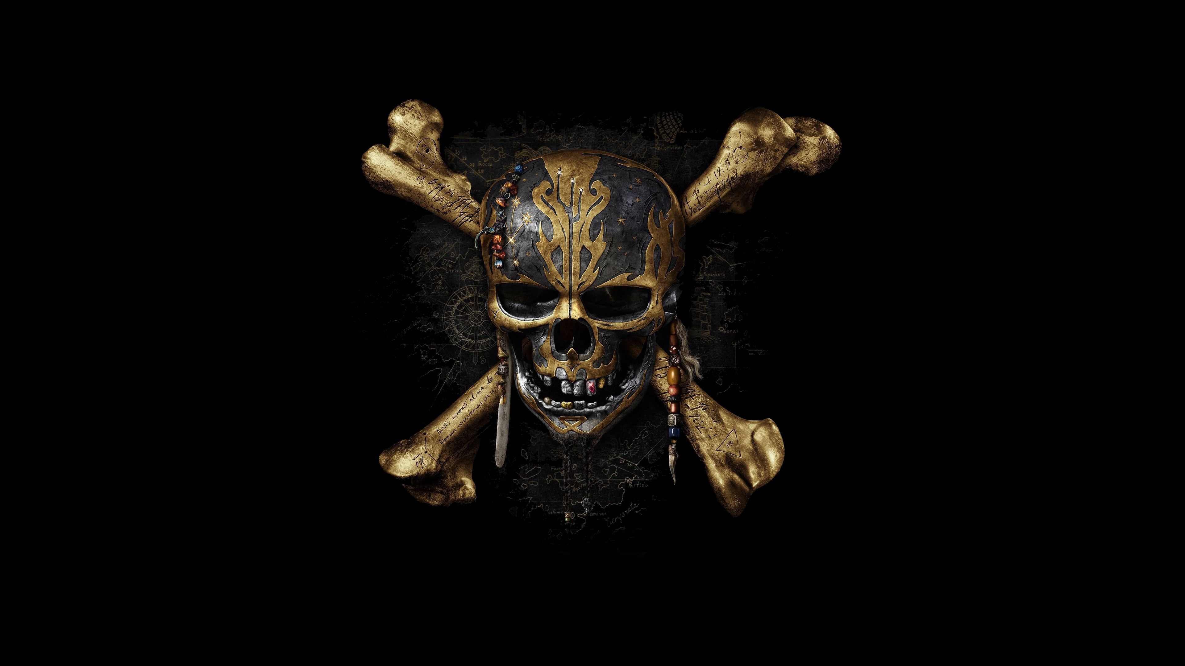 一个海盗的头骨