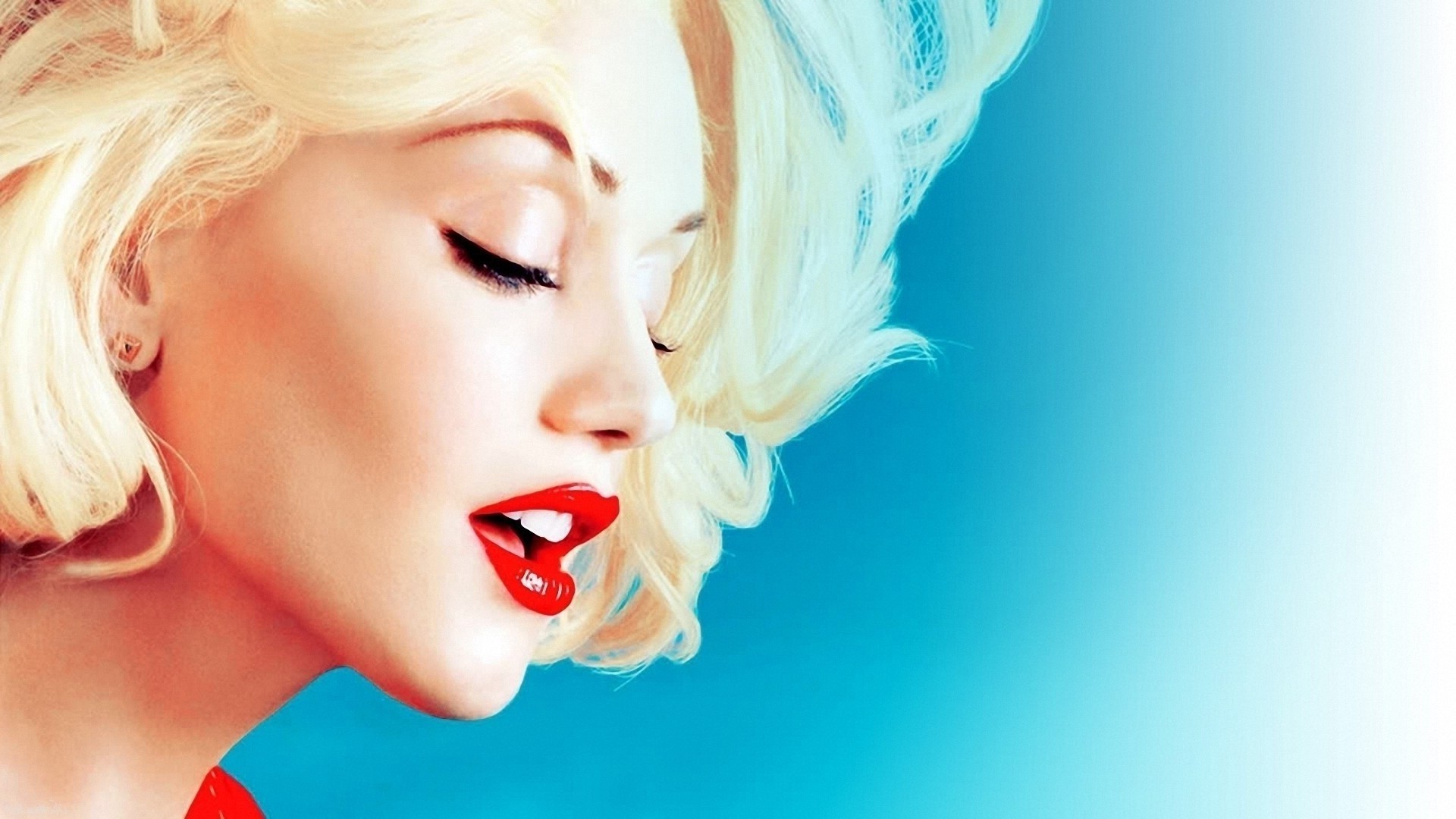 Обои лицо люди модель на рабочий стол