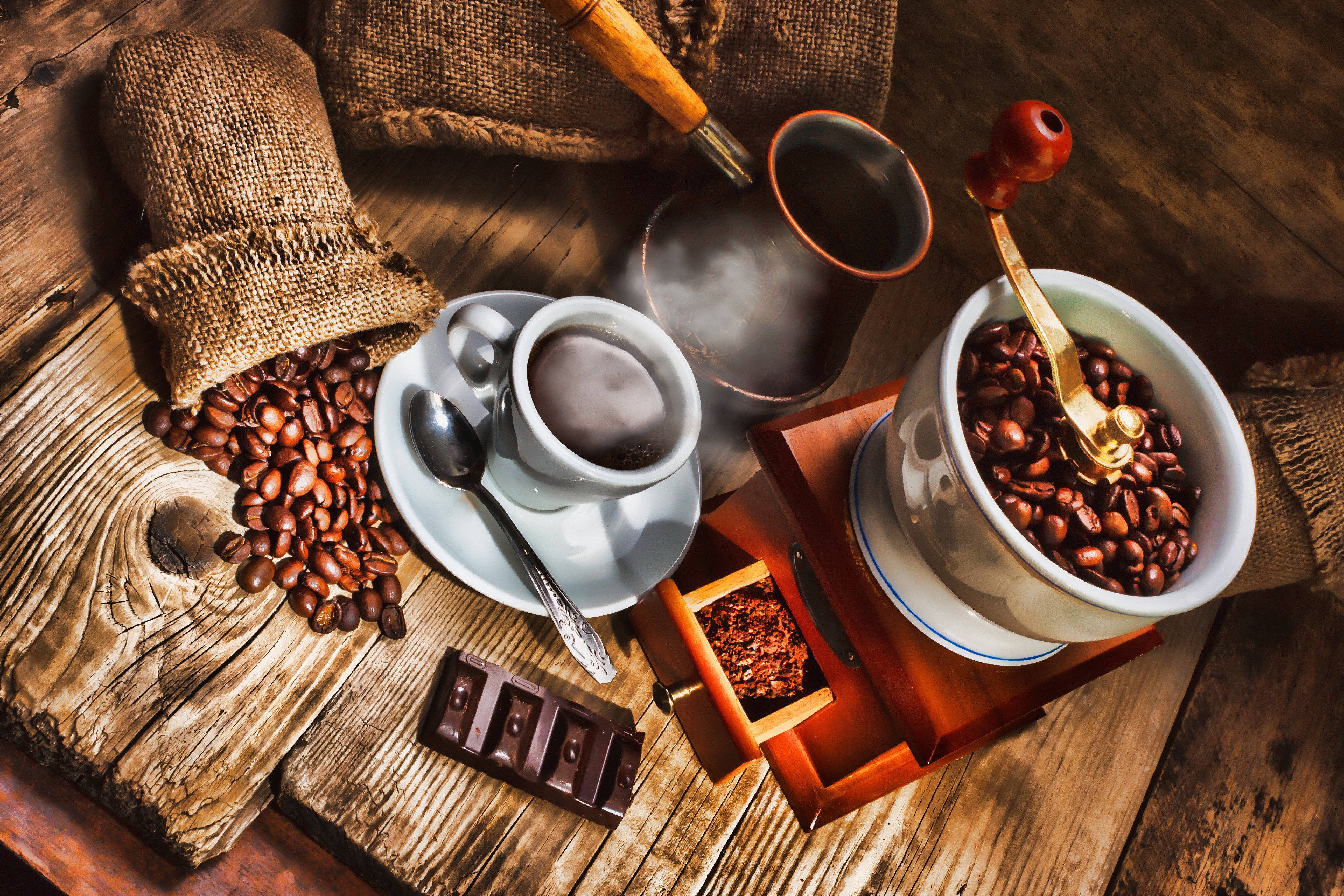 Free photo Coffee composition