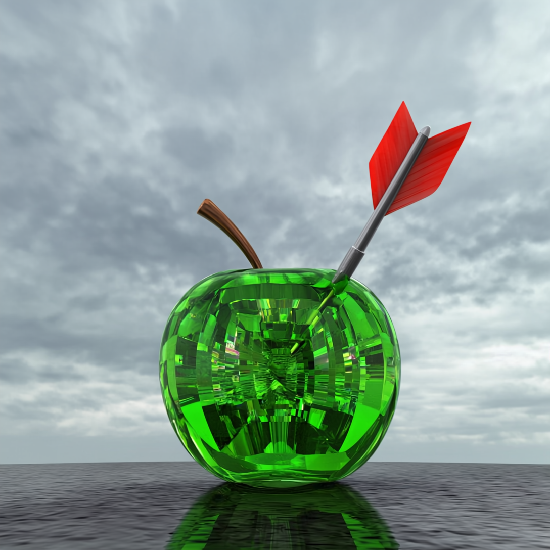 免费照片箭射中了靶心