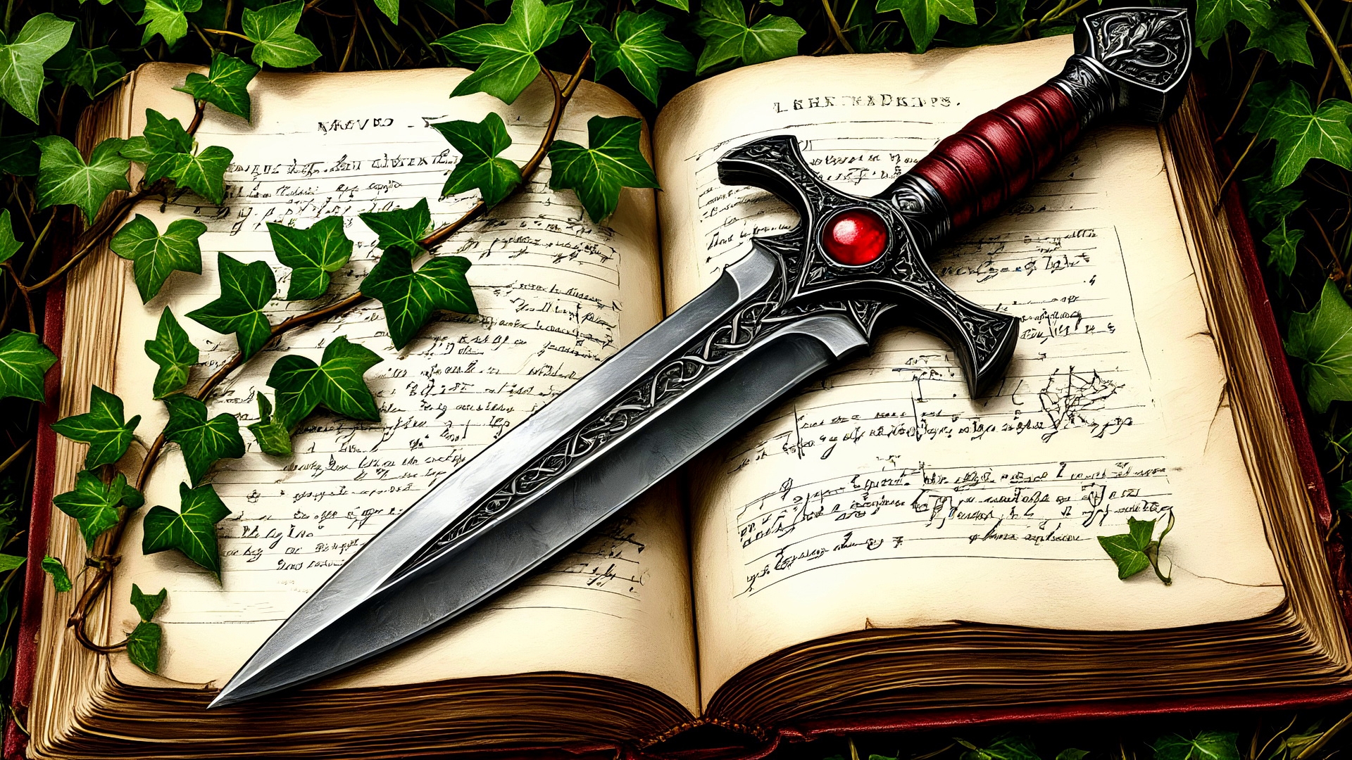 Кинжал и книга оплетенные зелеными листьями эпизод второй