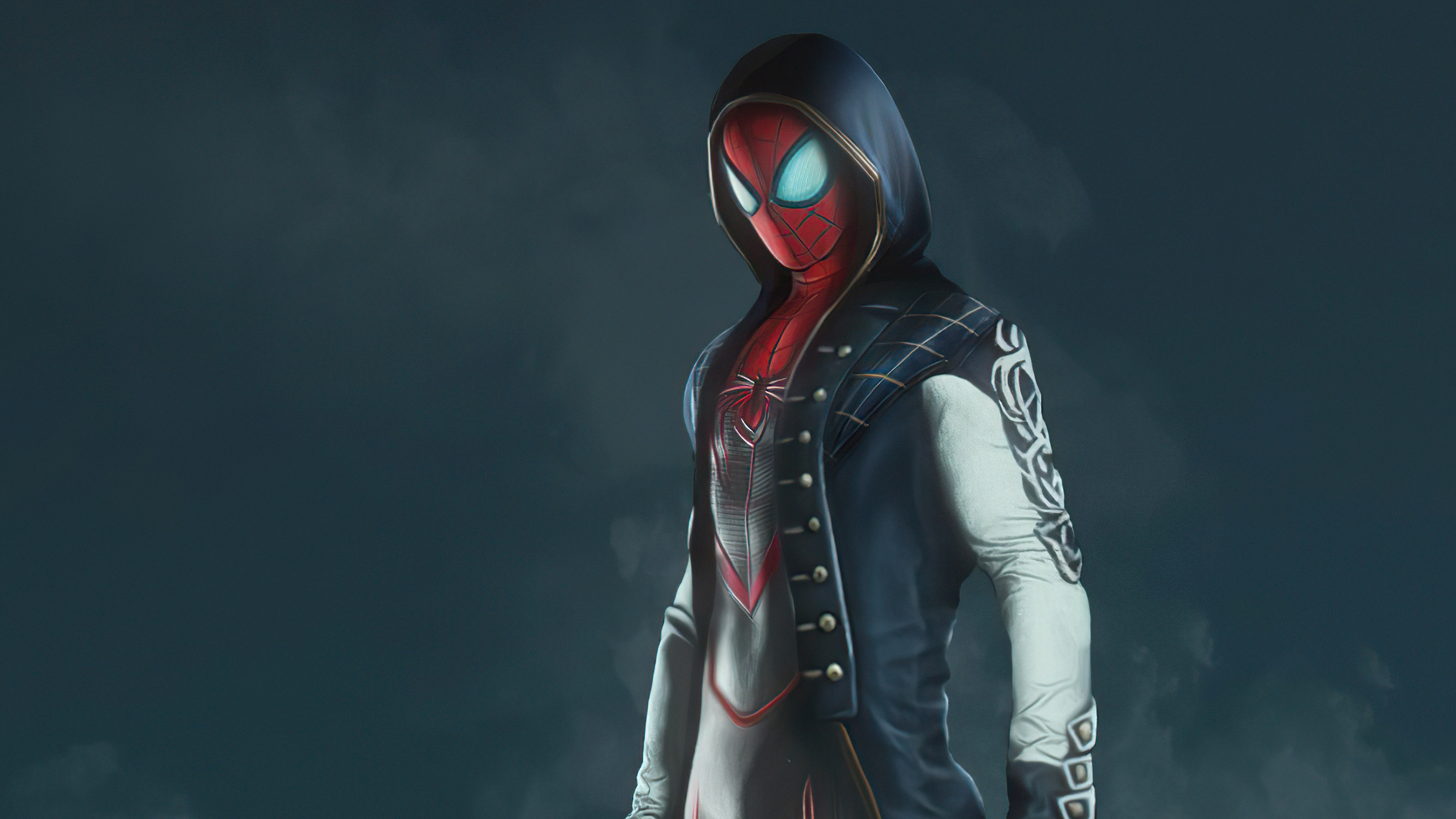 Wallpapers spider man a hood digital art on the desktop