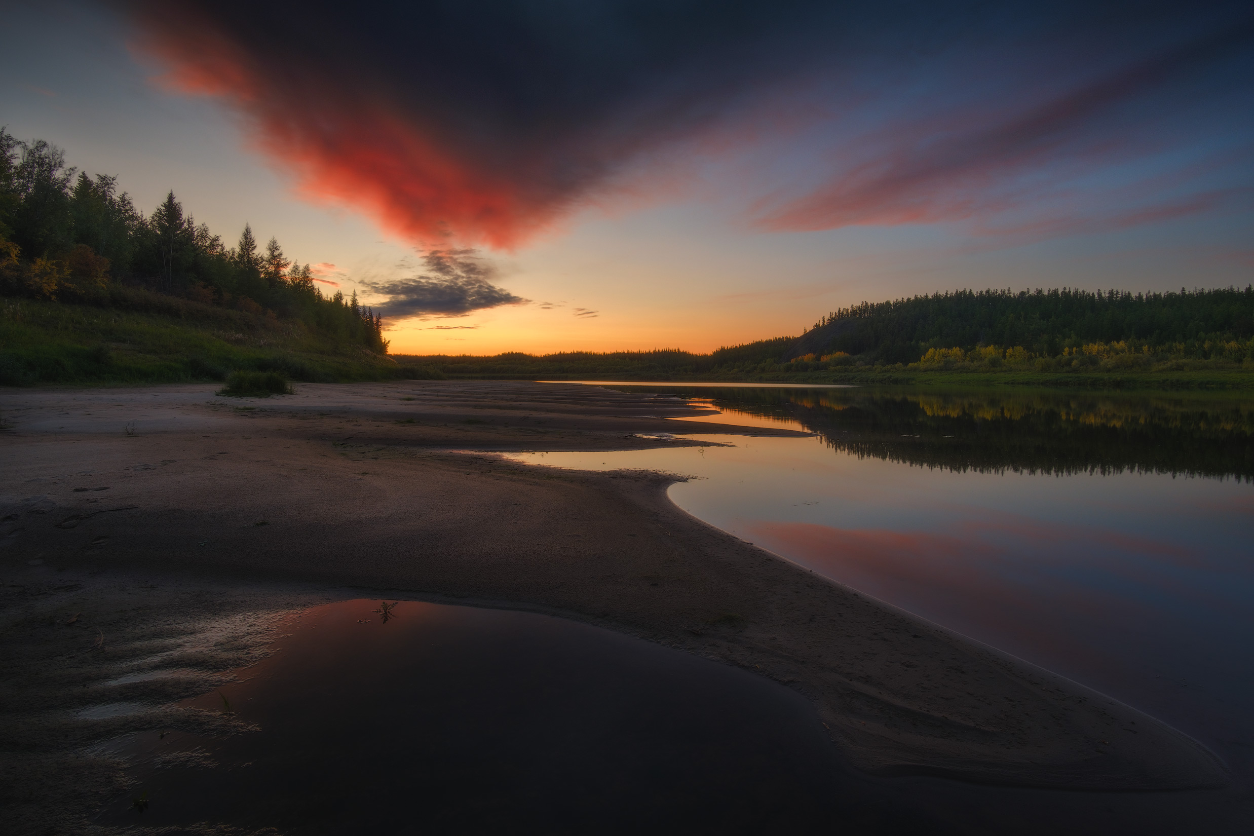 Free photo Colors of the Tunguska Autumn