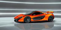Макларен P1 оранжевого цвета