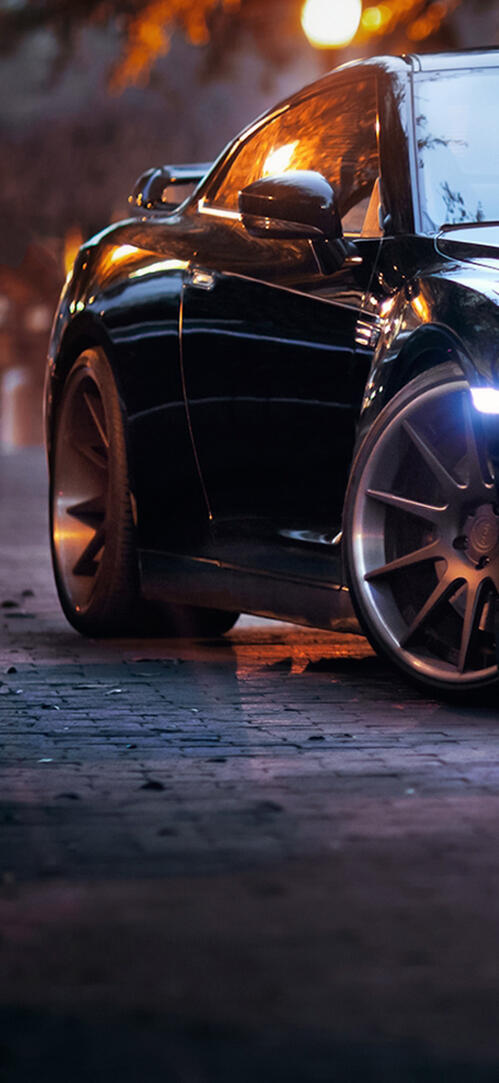 Бесплатное фото Черный nissan gtr