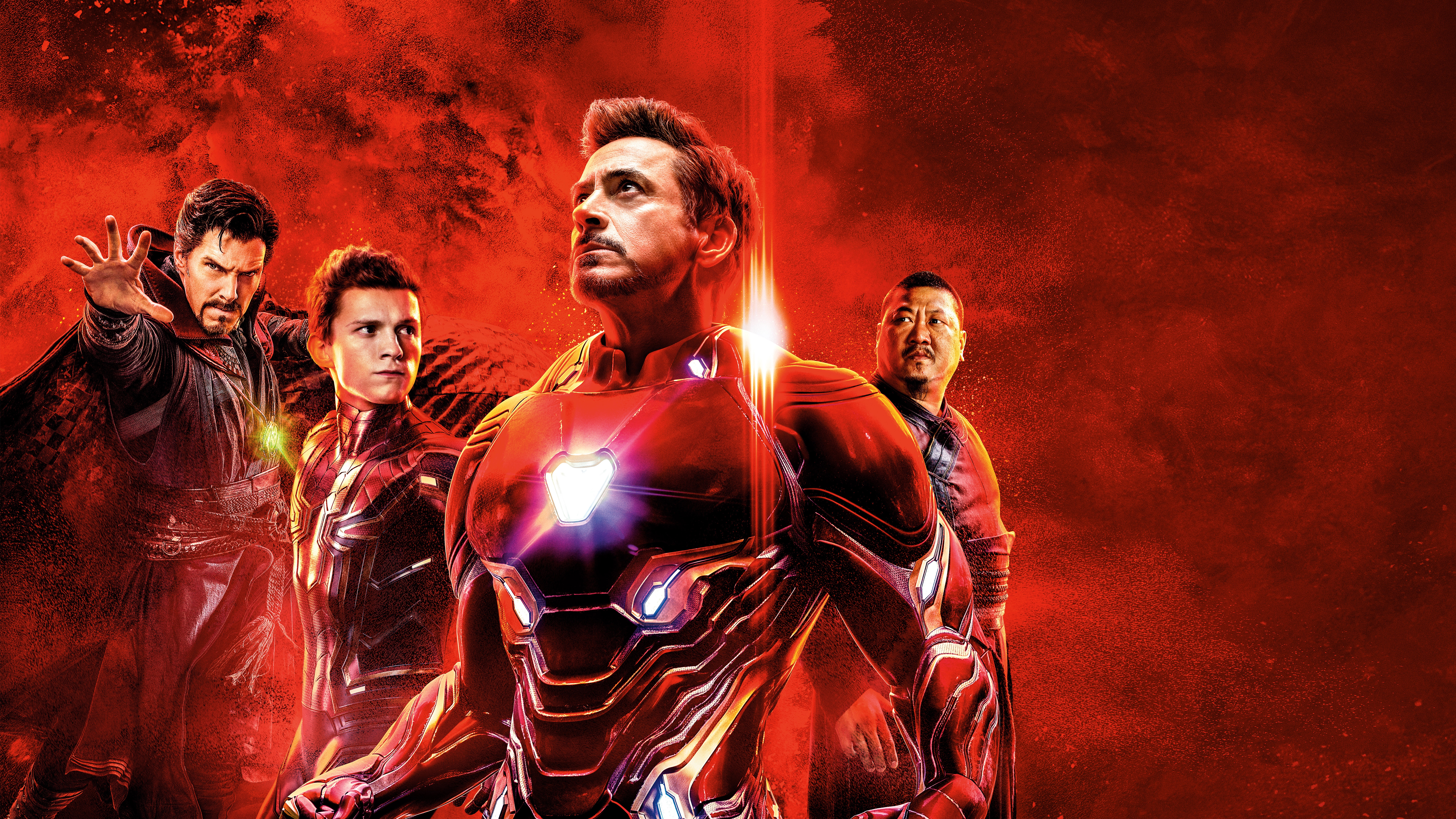 Wallpapers Avengers team iron man work of art on the desktop