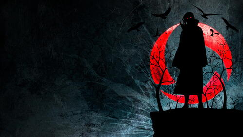 Бесплатное фото Рисунок черный человек