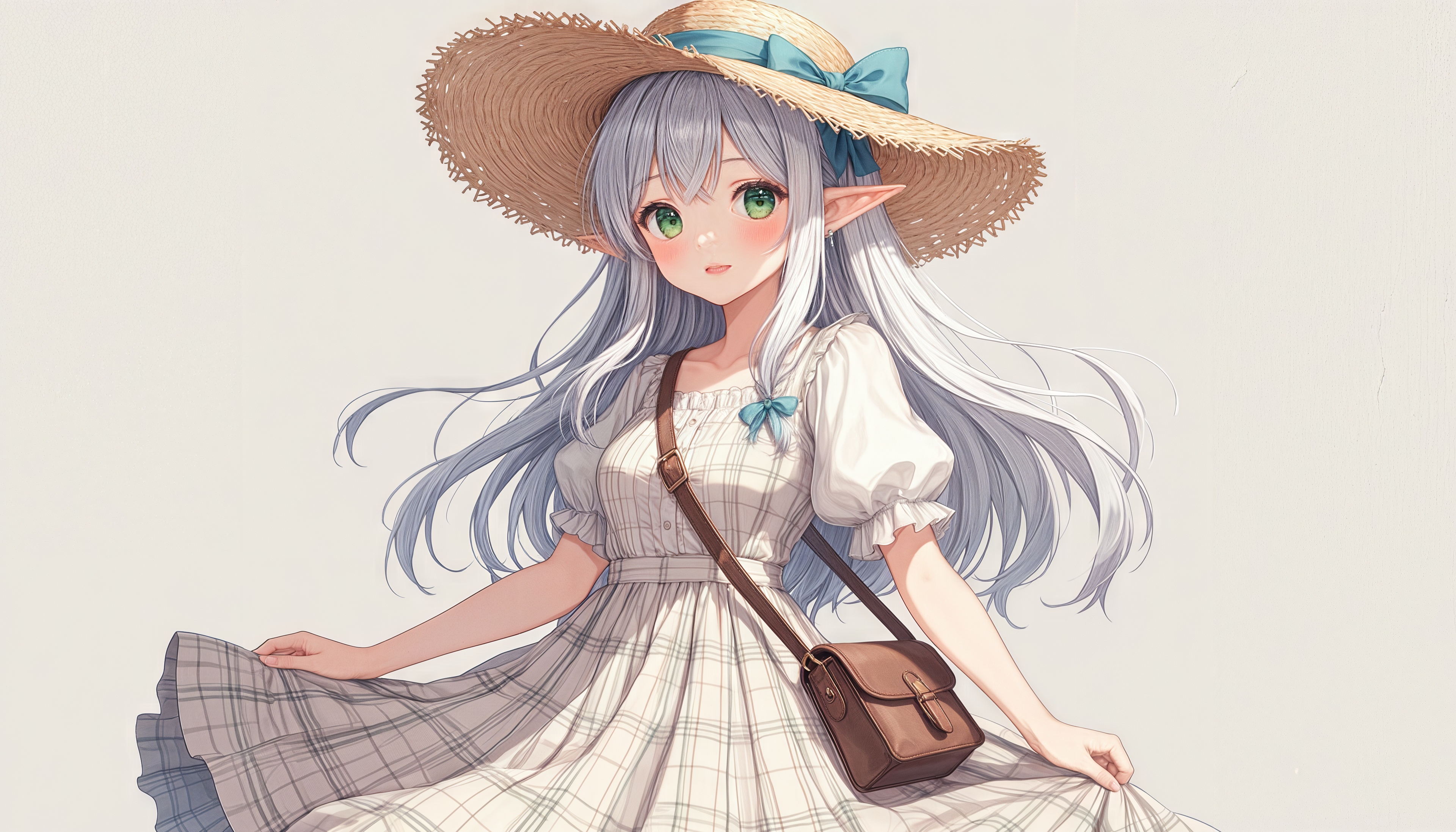 Wallpapers an anime elfin The elf girl on the desktop