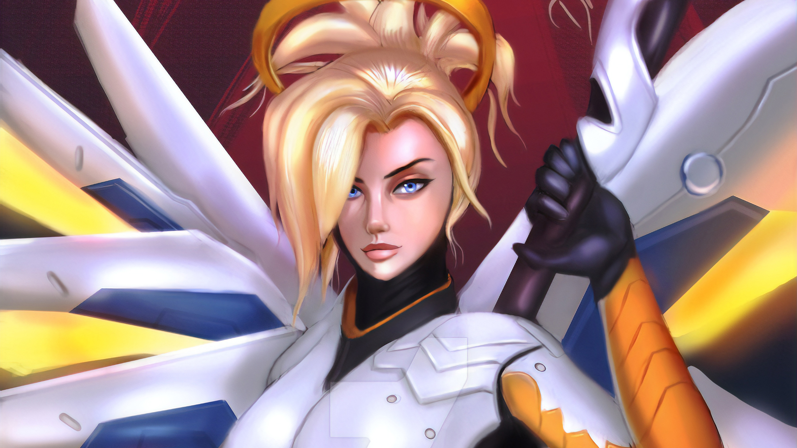 Wallpapers Mercy Overwatch Overwatch Games on the desktop