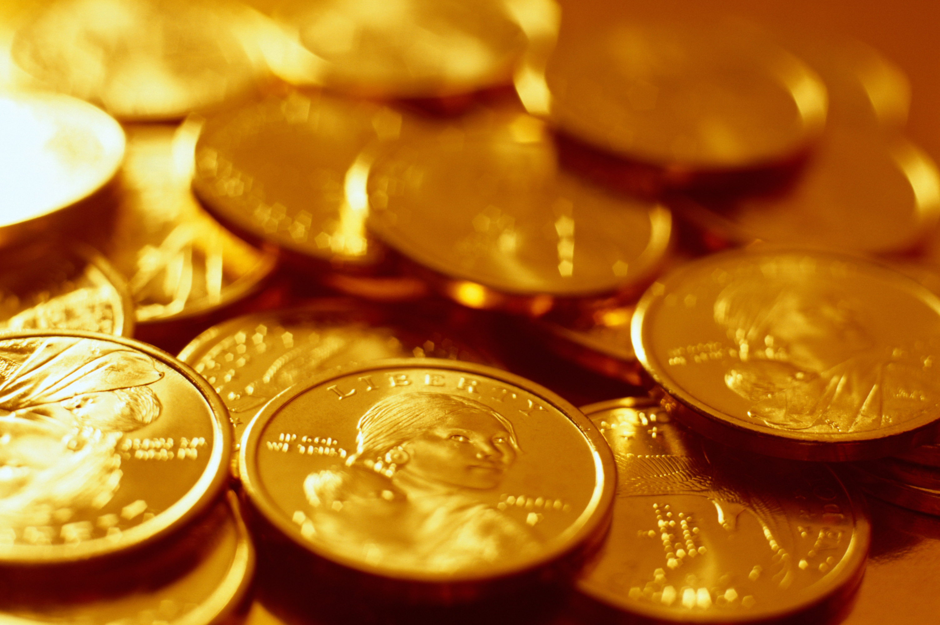 Free photo Gold coins