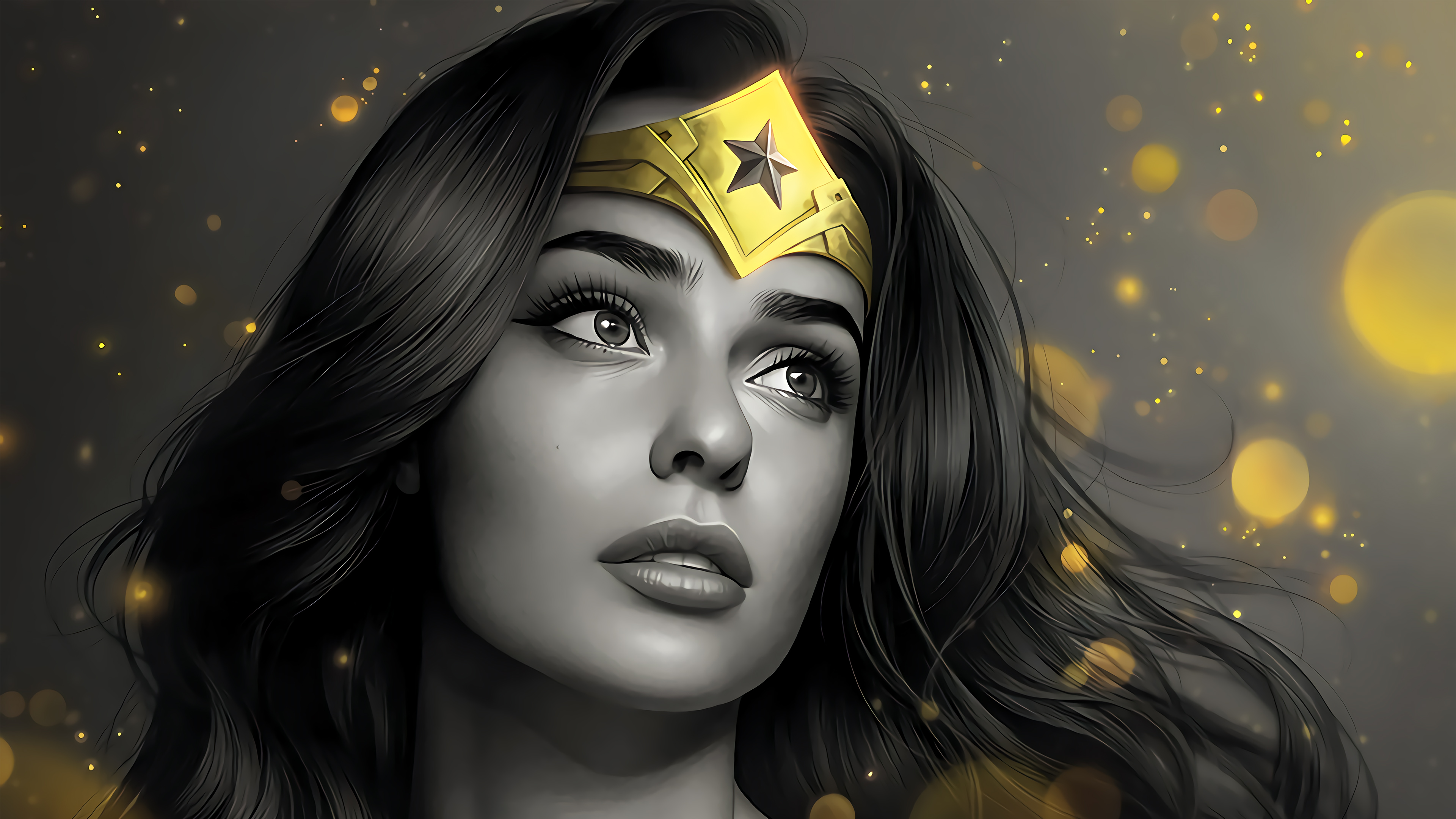 Wallpapers movies digital art Wonder woman on the desktop