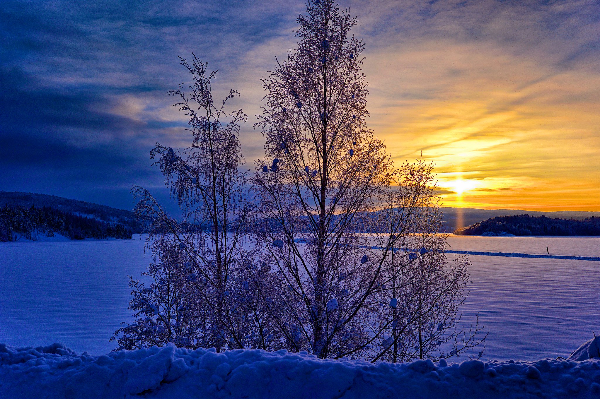 Free photo The Angerman River in Sweden