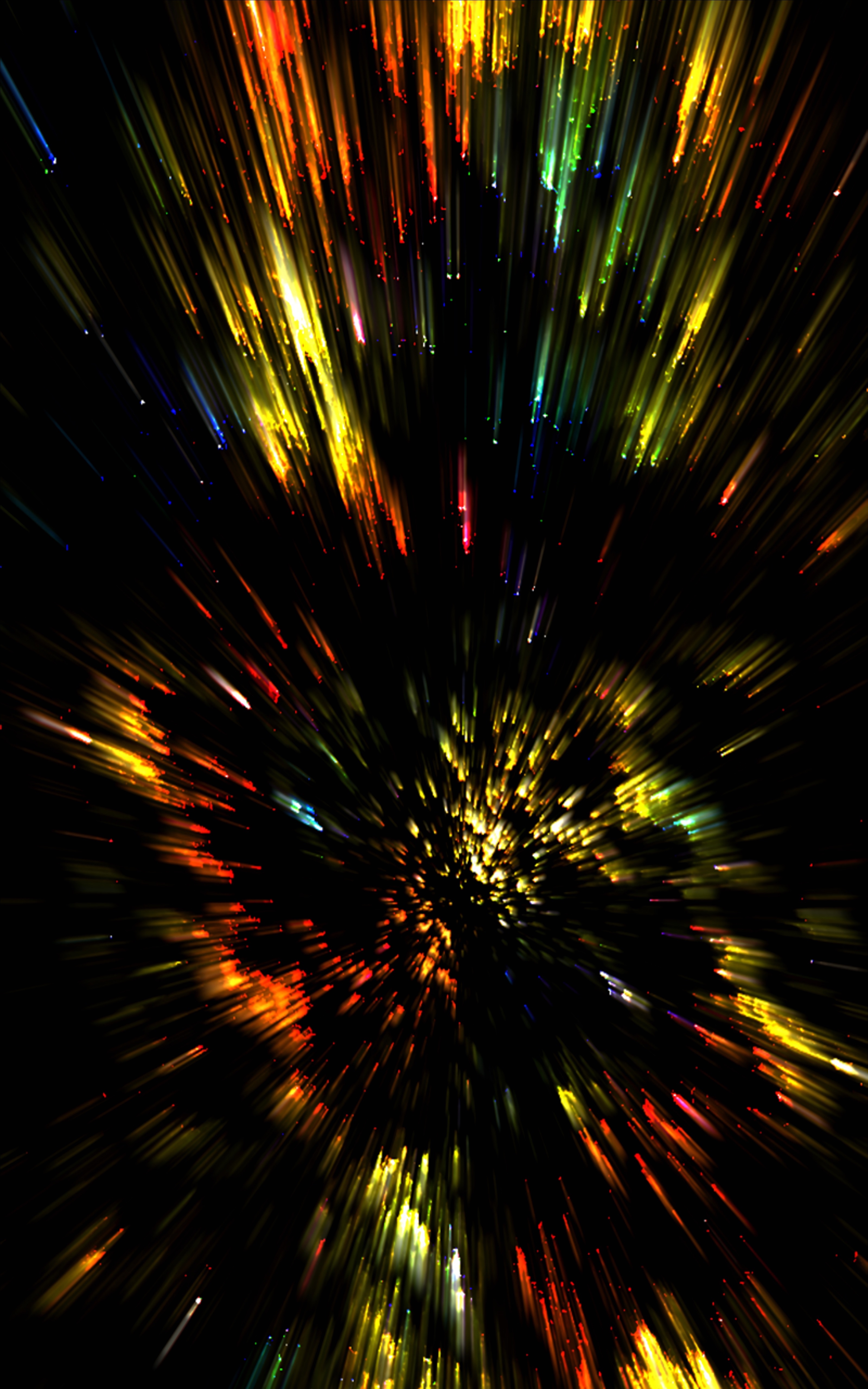 Обои Wallpaper Warp Colorful Sparks абстракции на рабочий стол